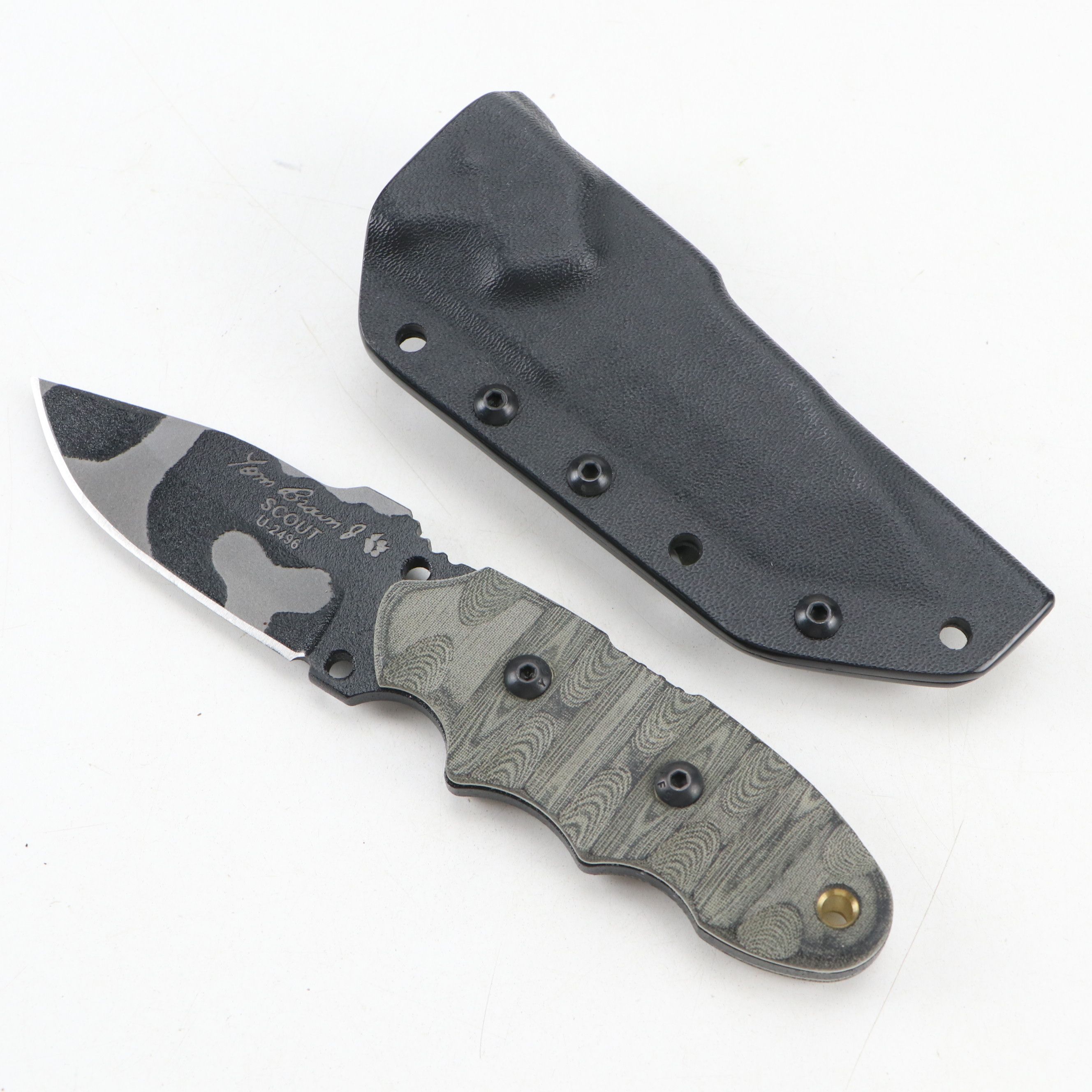 TOPS "Tom Brown Scout" Steel and Composite Handled Fixed Blade Knife
