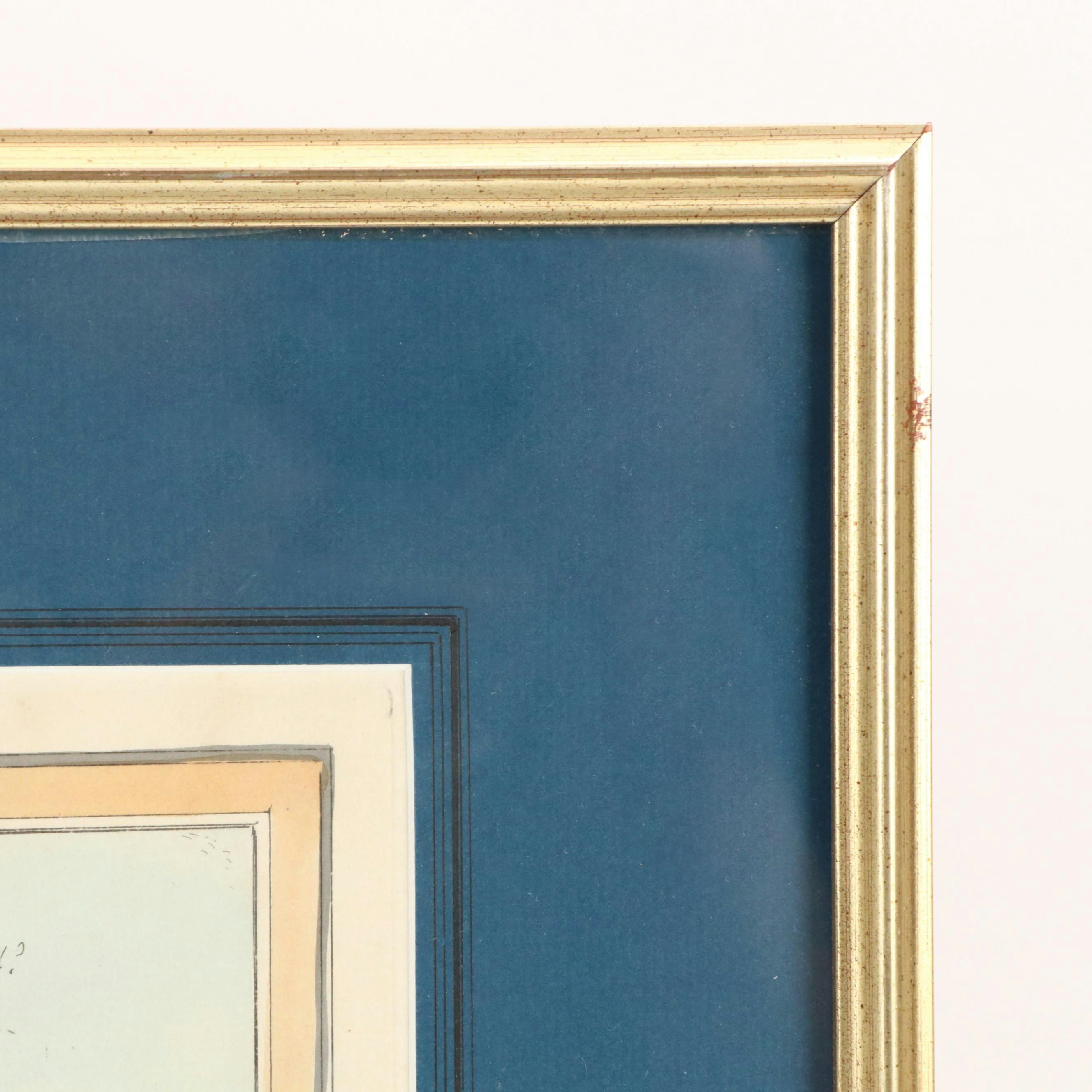 Etching After William Heath "French Salutation / English Salutation"