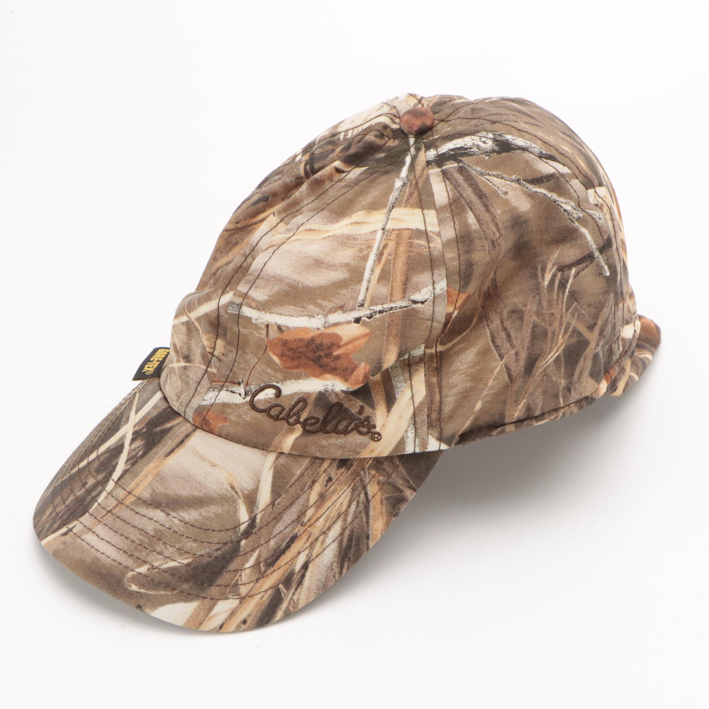 Men's Cabela's Reversible Nylon Zipper-Front Hunting Jacket, Camo Cap & Gloves