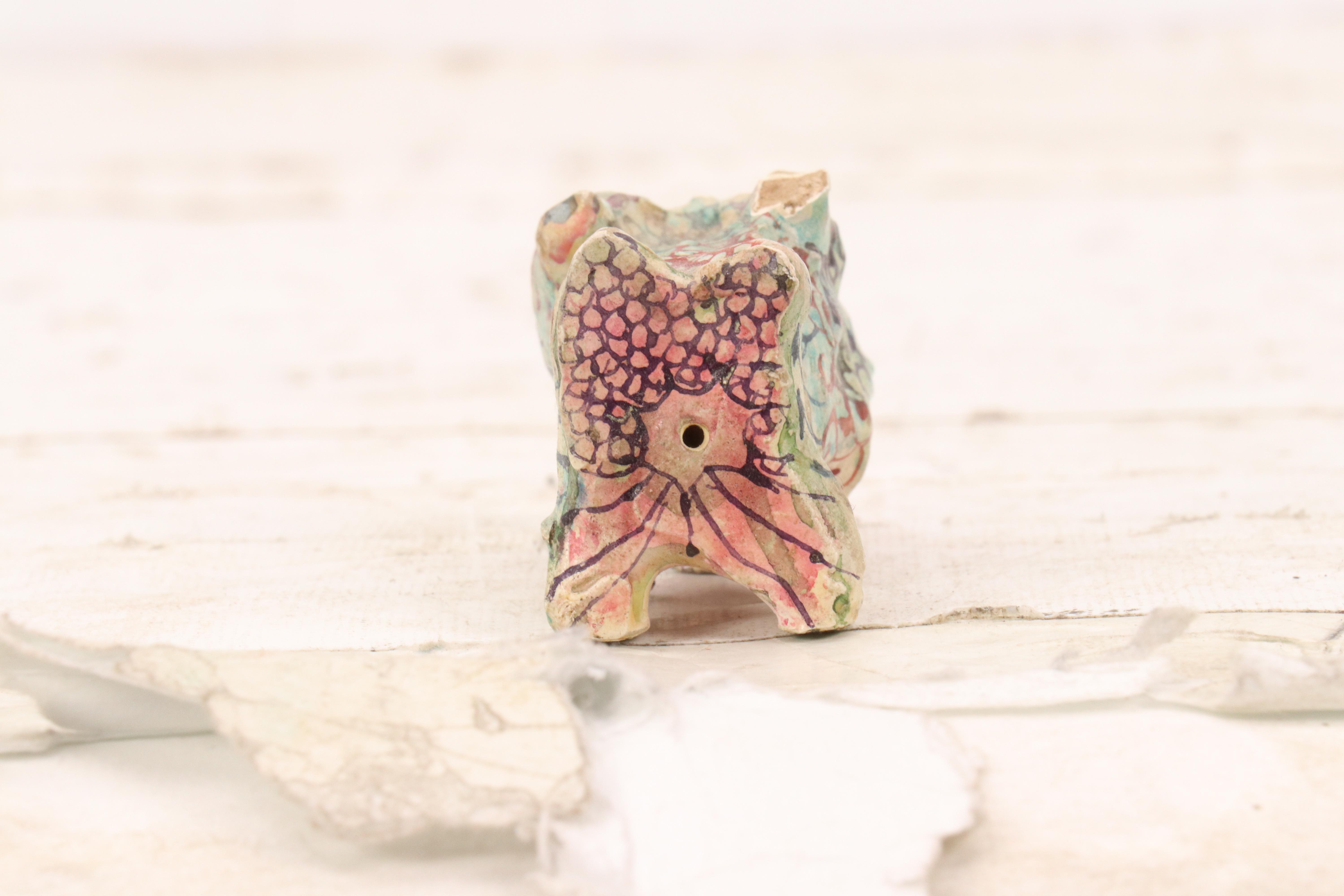 Nikolay "Kuk" Manuylov Surrealist Creature Hand-Painted Clay Sculpture