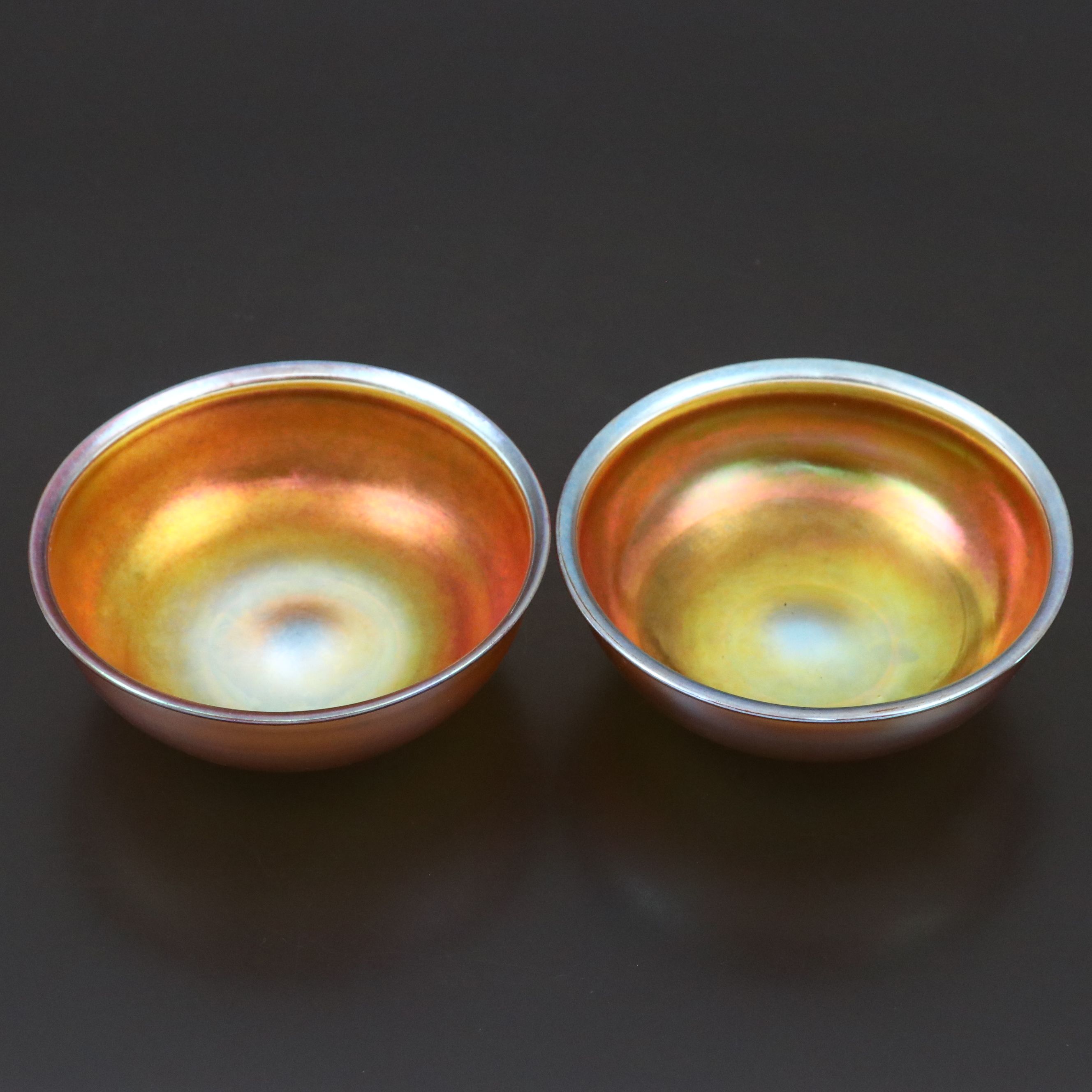 Louis Comfort Tiffany Favrile Art Glass Bowls