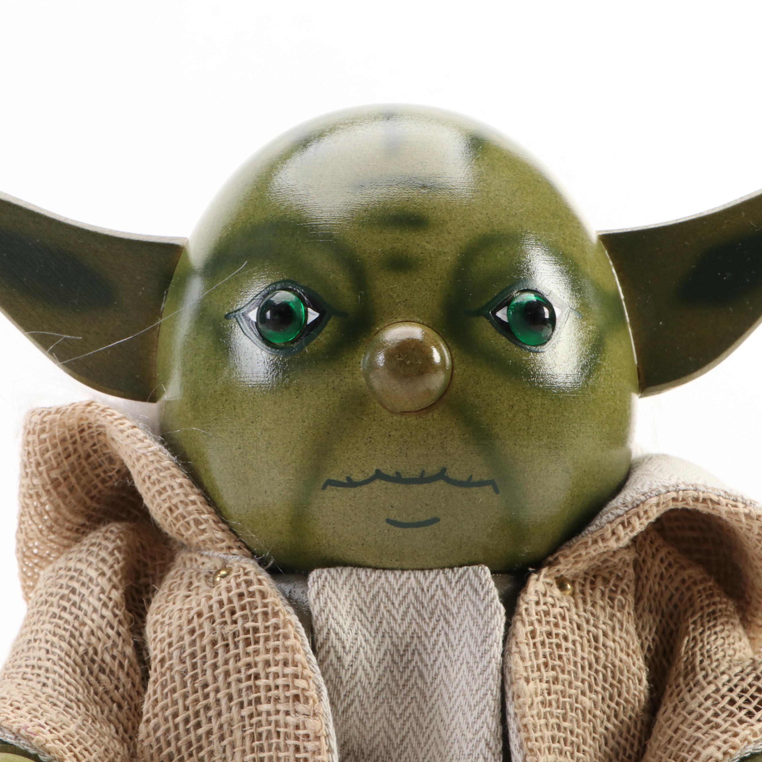 Artist Signed Steinbach "Yoda" Handcrafted Wooden Nutcracker, 2006