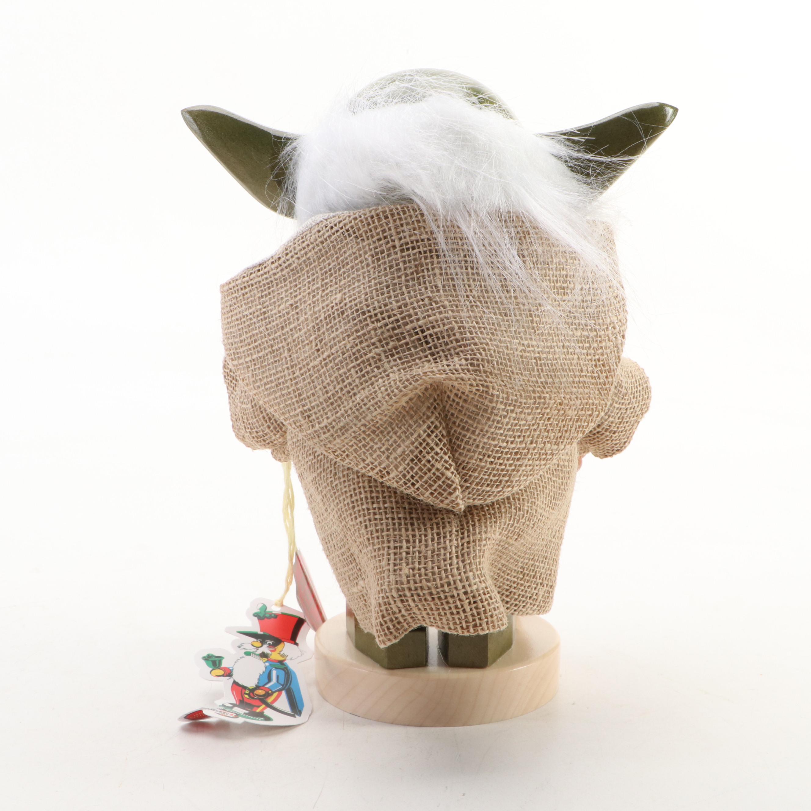 Artist Signed Steinbach "Yoda" Handcrafted Wooden Nutcracker, 2006