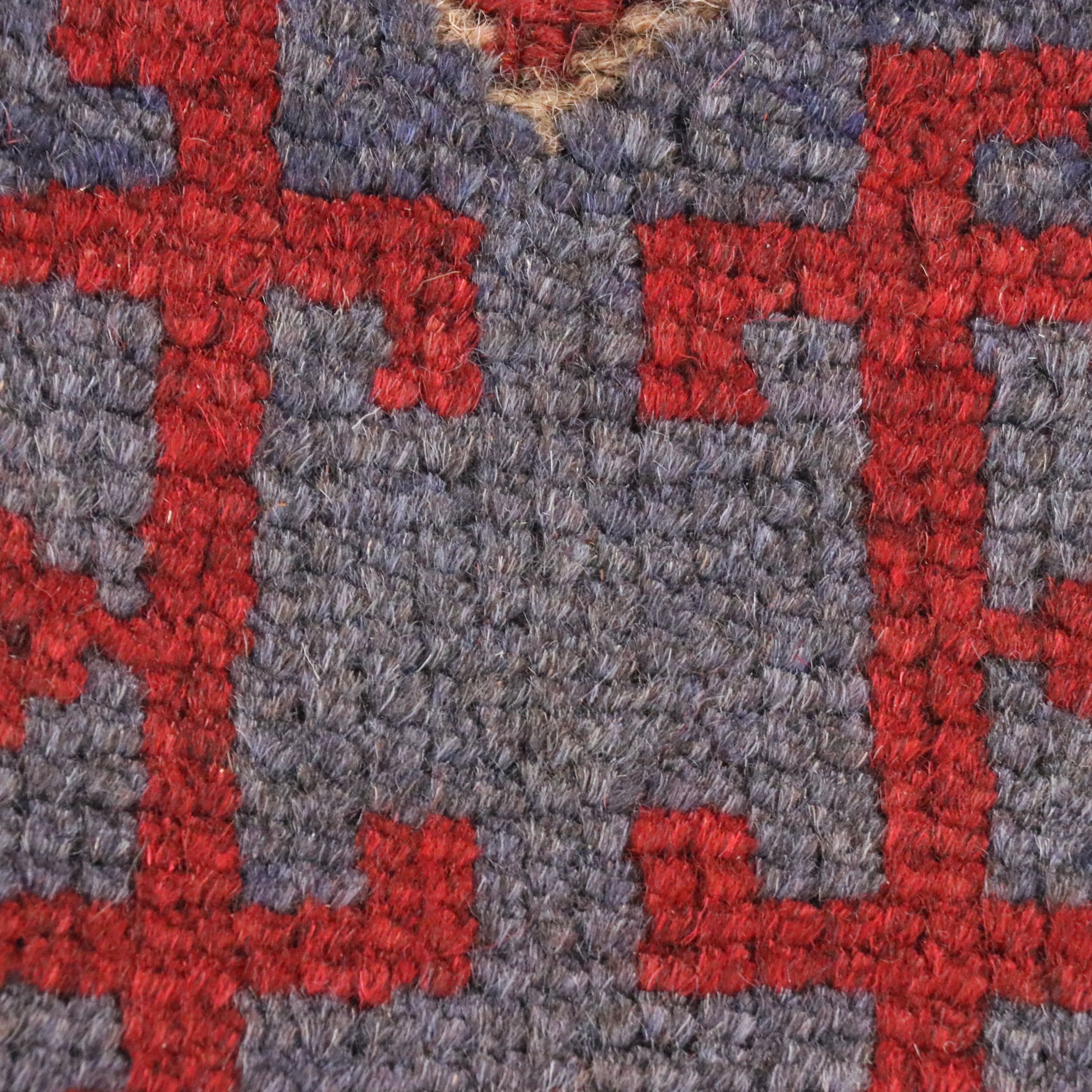 1'11 x 9' Handwoven Afghan Mashwani Carpet Runner