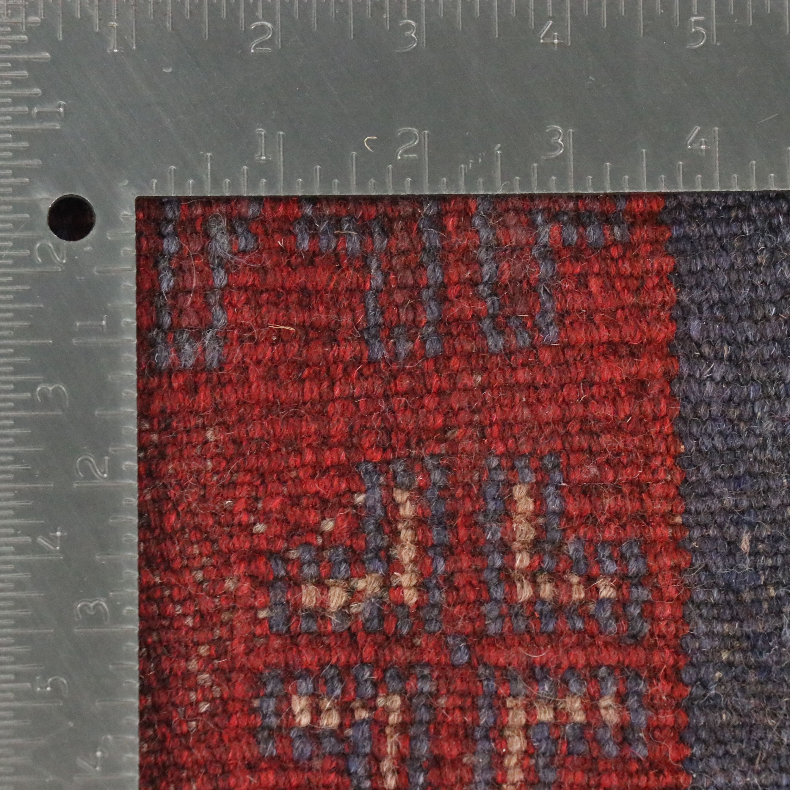 1'11 x 9' Handwoven Afghan Mashwani Carpet Runner