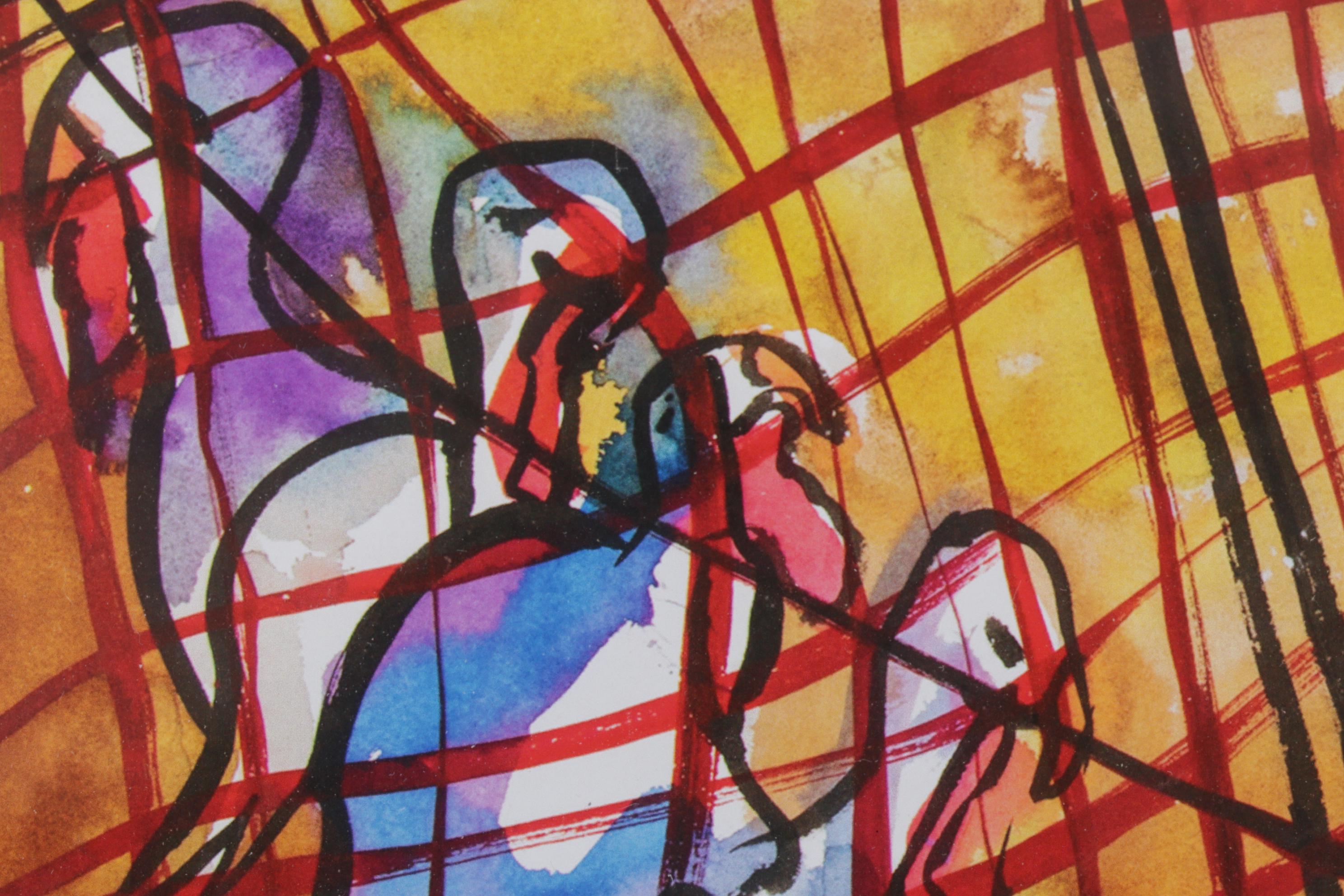 Giclée After Aminah Robinson's "Chicken Yard on Sapelo"