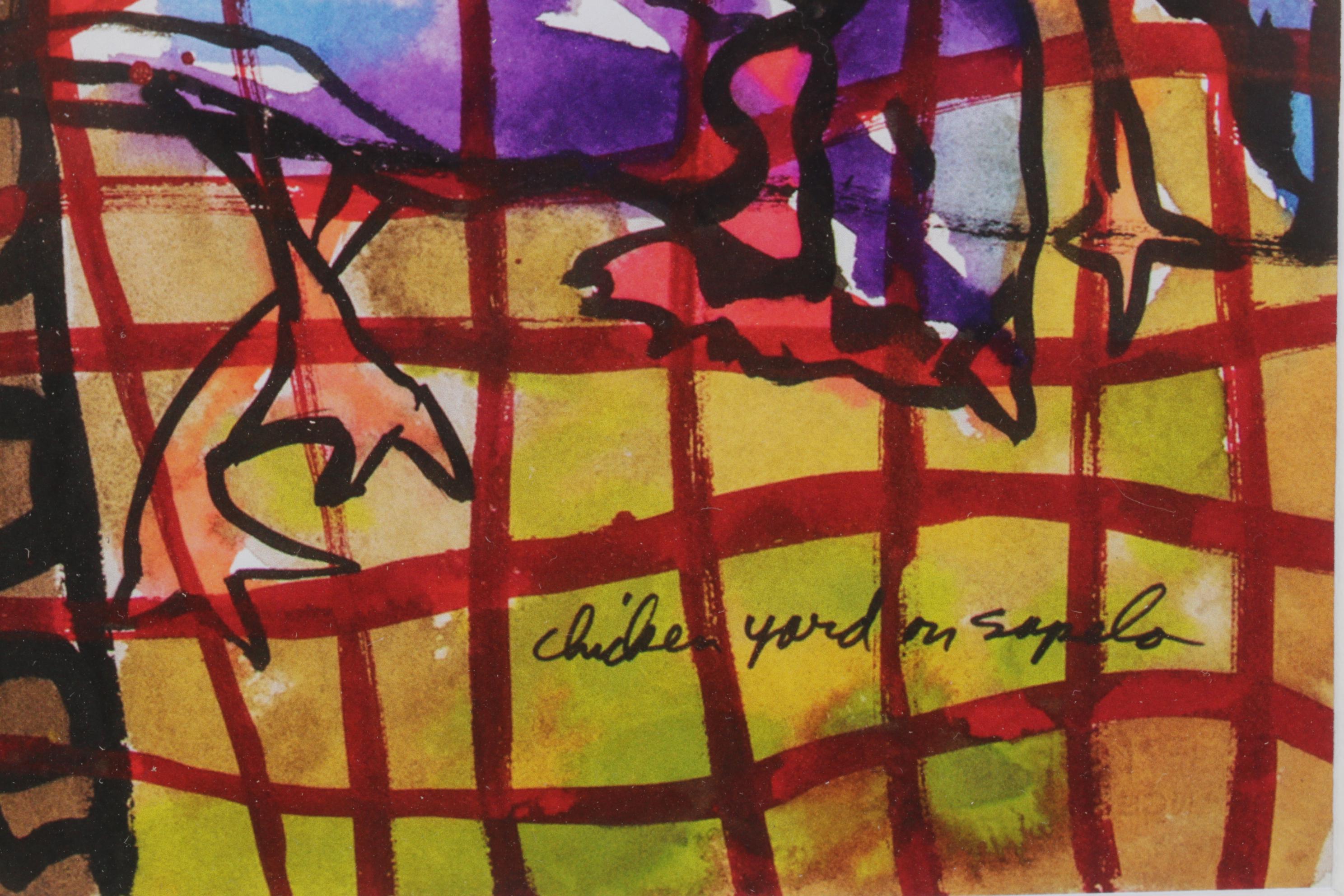 Giclée After Aminah Robinson's "Chicken Yard on Sapelo"