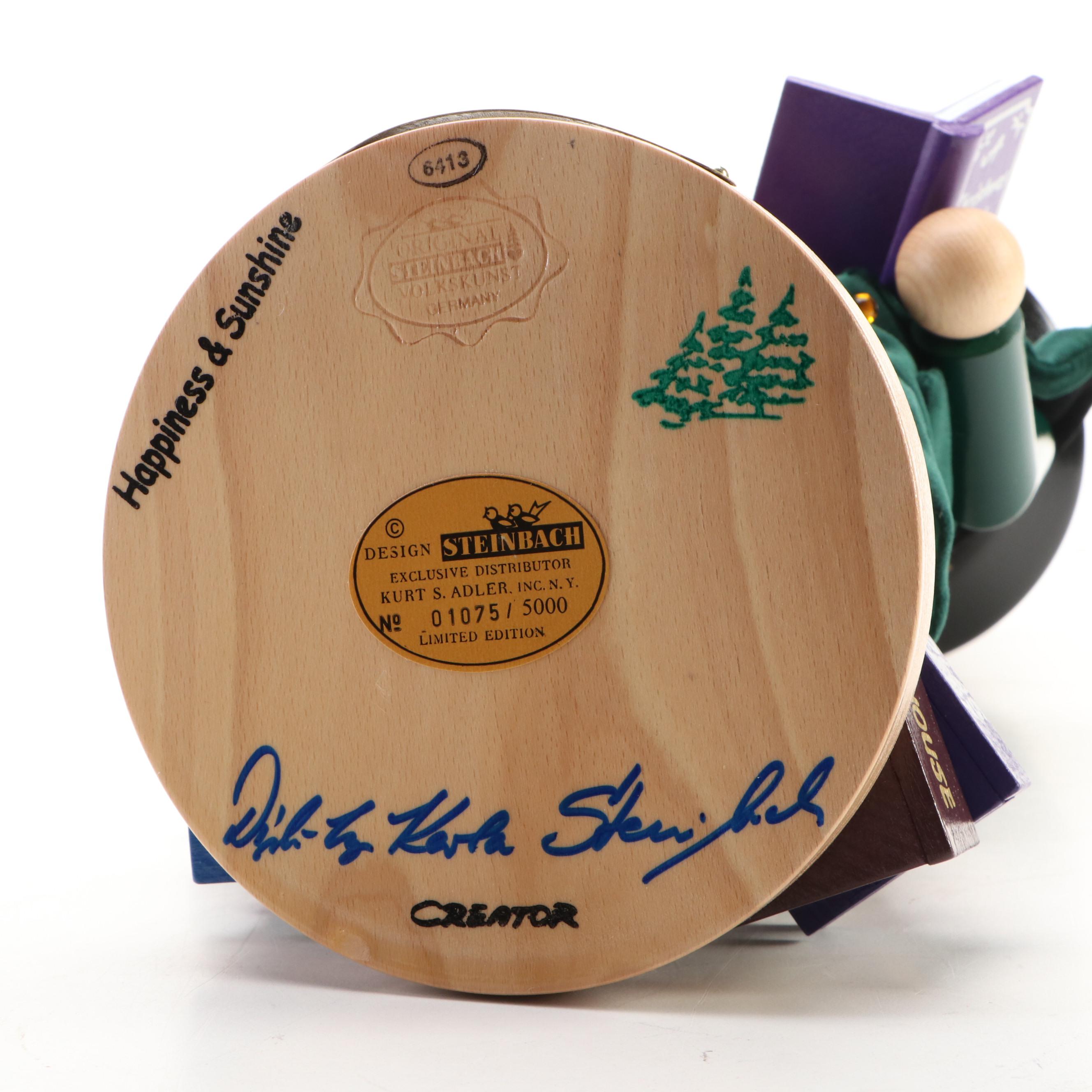 Artist Signed Steinbach "Charles Dickens" Limited Edition Wooden Nutcracker