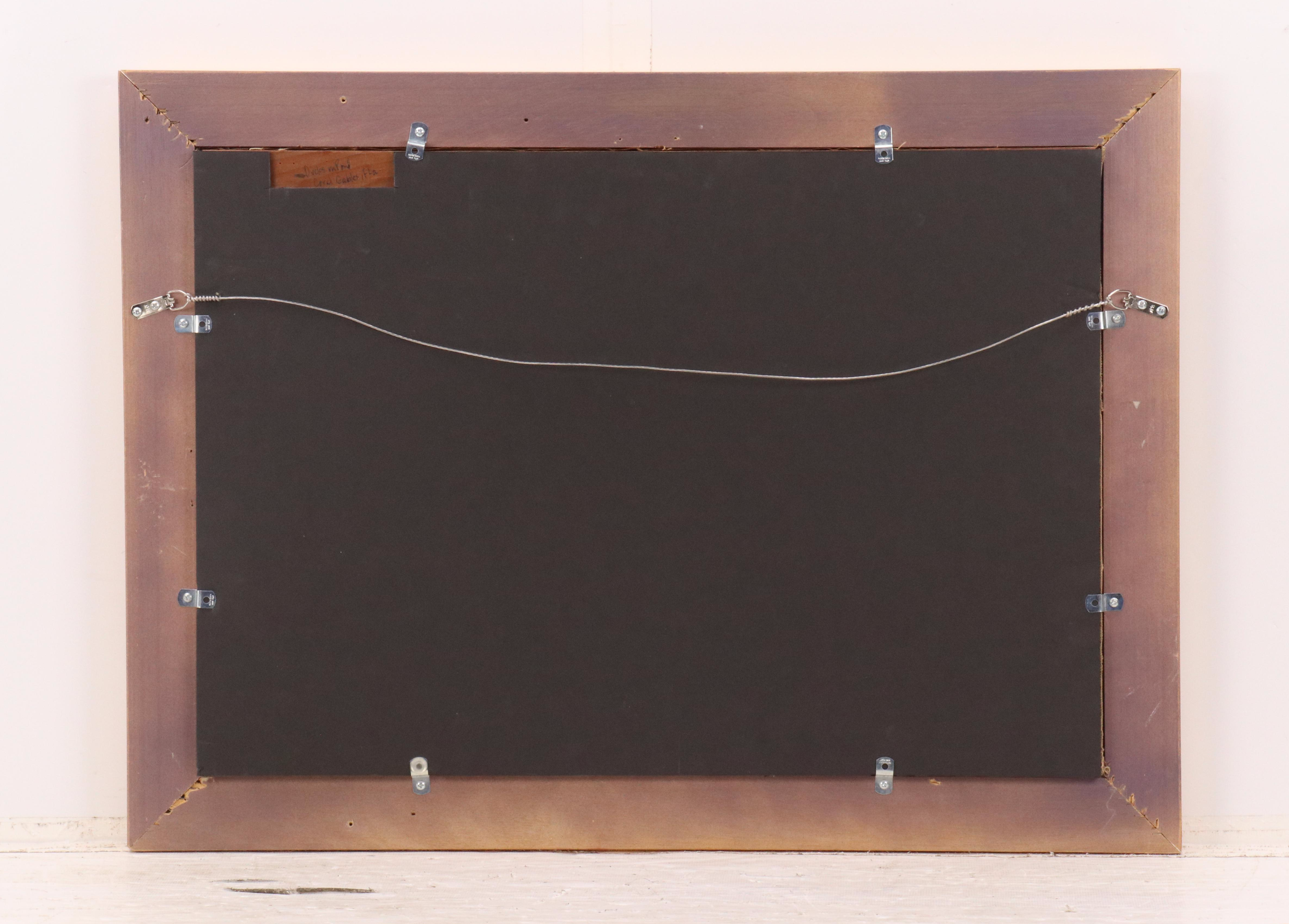 Charles Alfred Meurer Landscape Oil Painting "Ducks on Pond," 1941