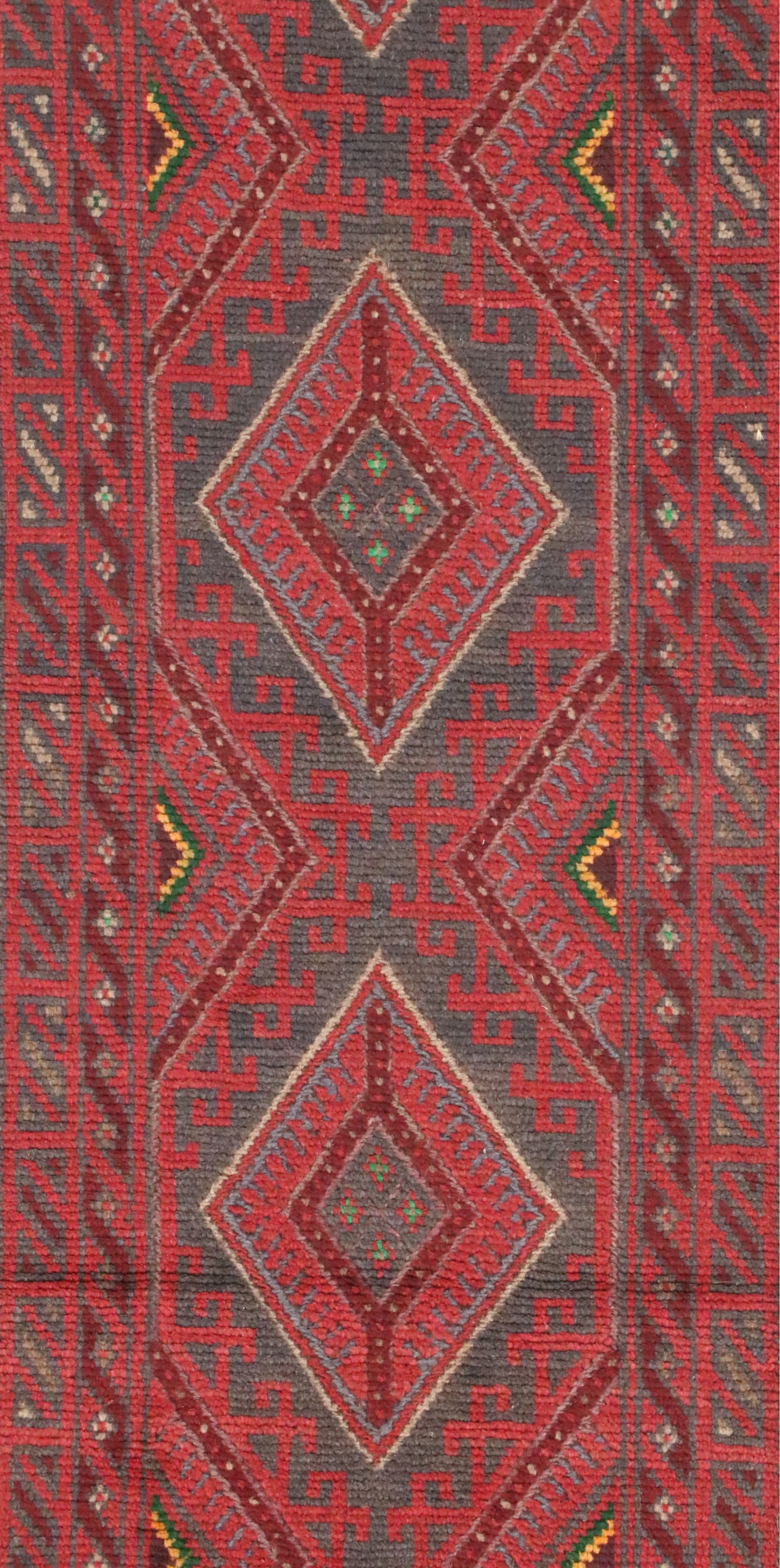 2'2 x 8'6 Handwoven Afghan Mashwani Carpet Runner