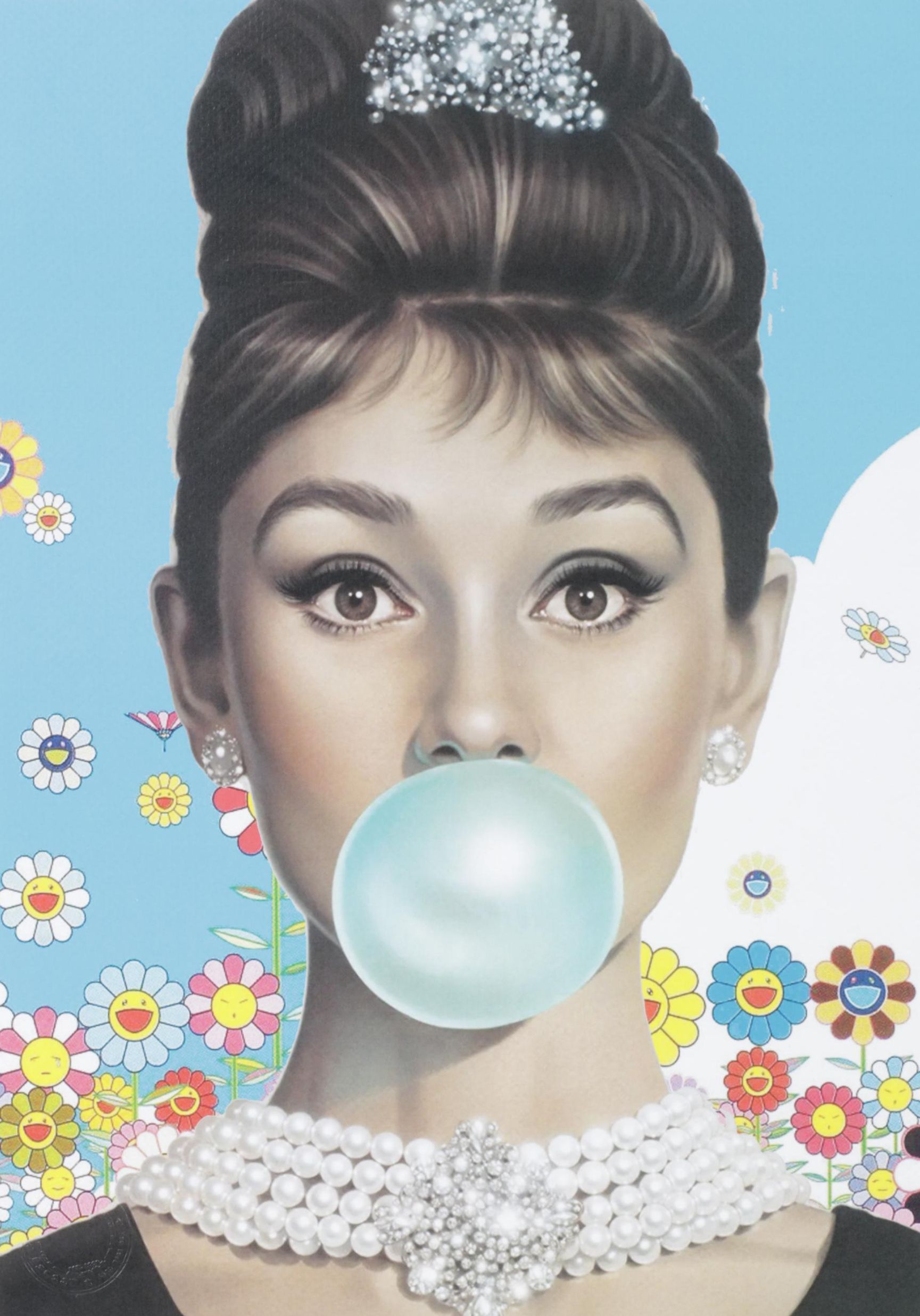 Death NYC Graphic Digital Print Featuring Audrey Hepburn x Murakami, 2025