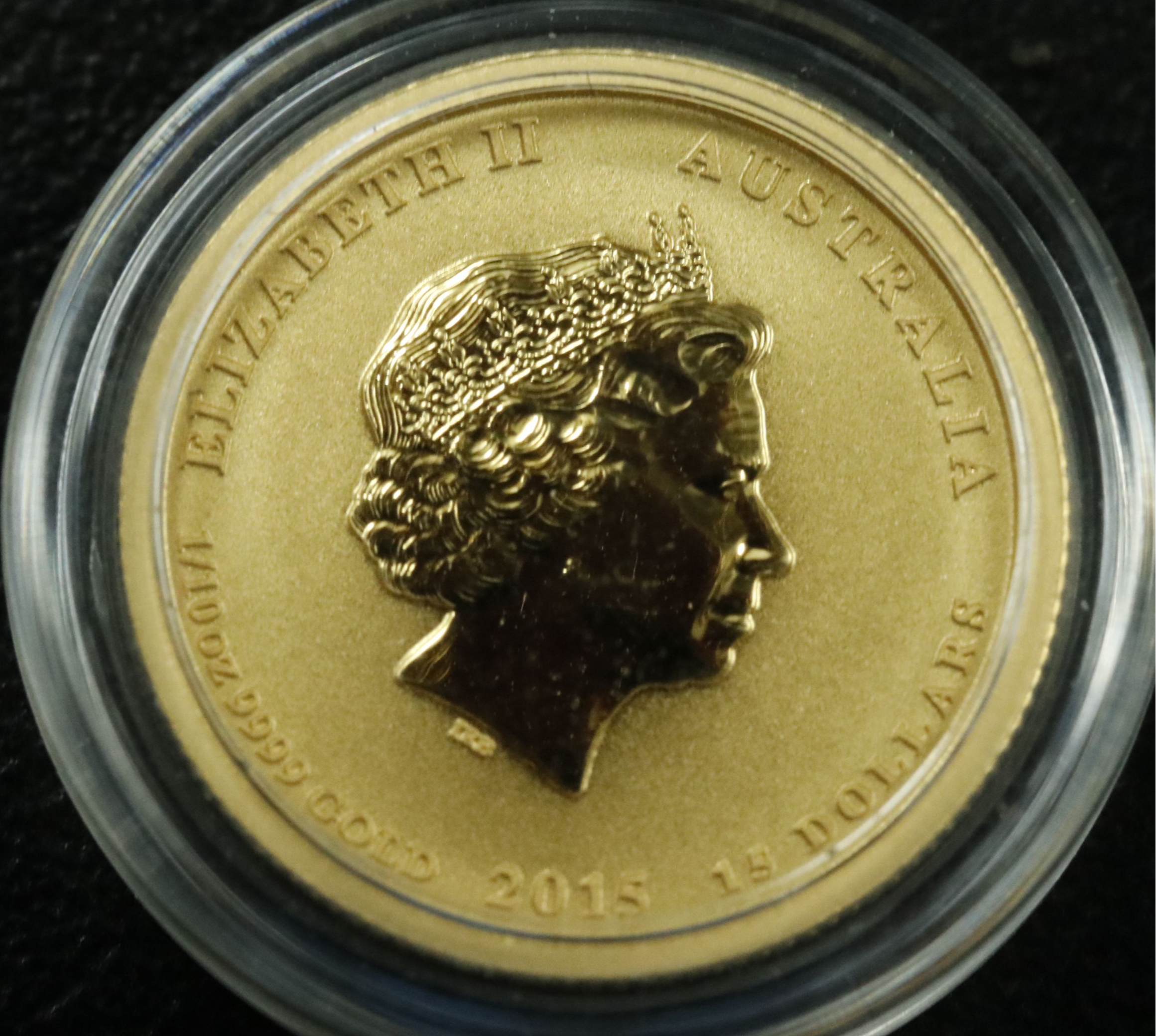 2015-P $15 Australia Battle of the Coral Sea 1/10th OZT Gold Coin