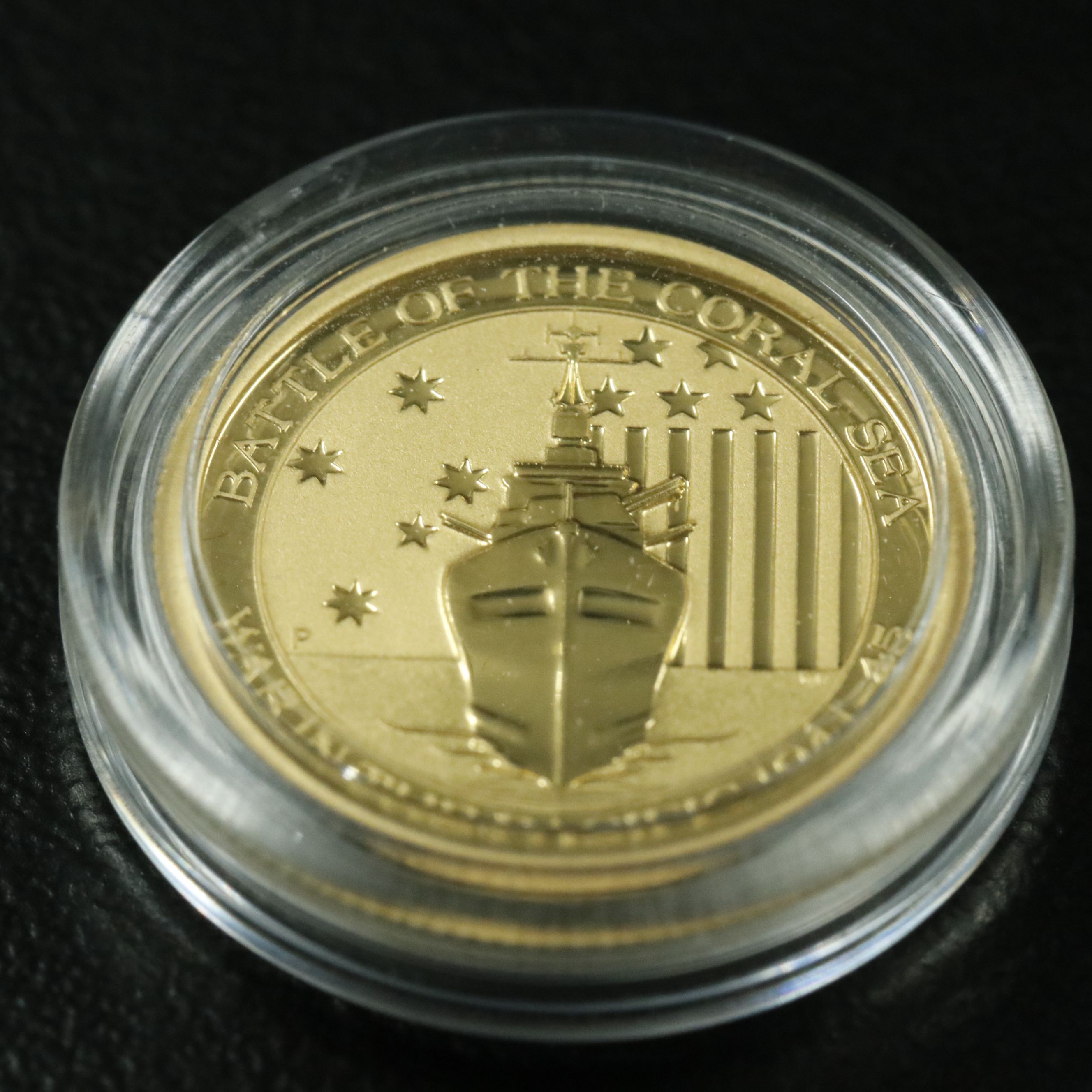 2015-P $15 Australia Battle of the Coral Sea 1/10th OZT Gold Coin