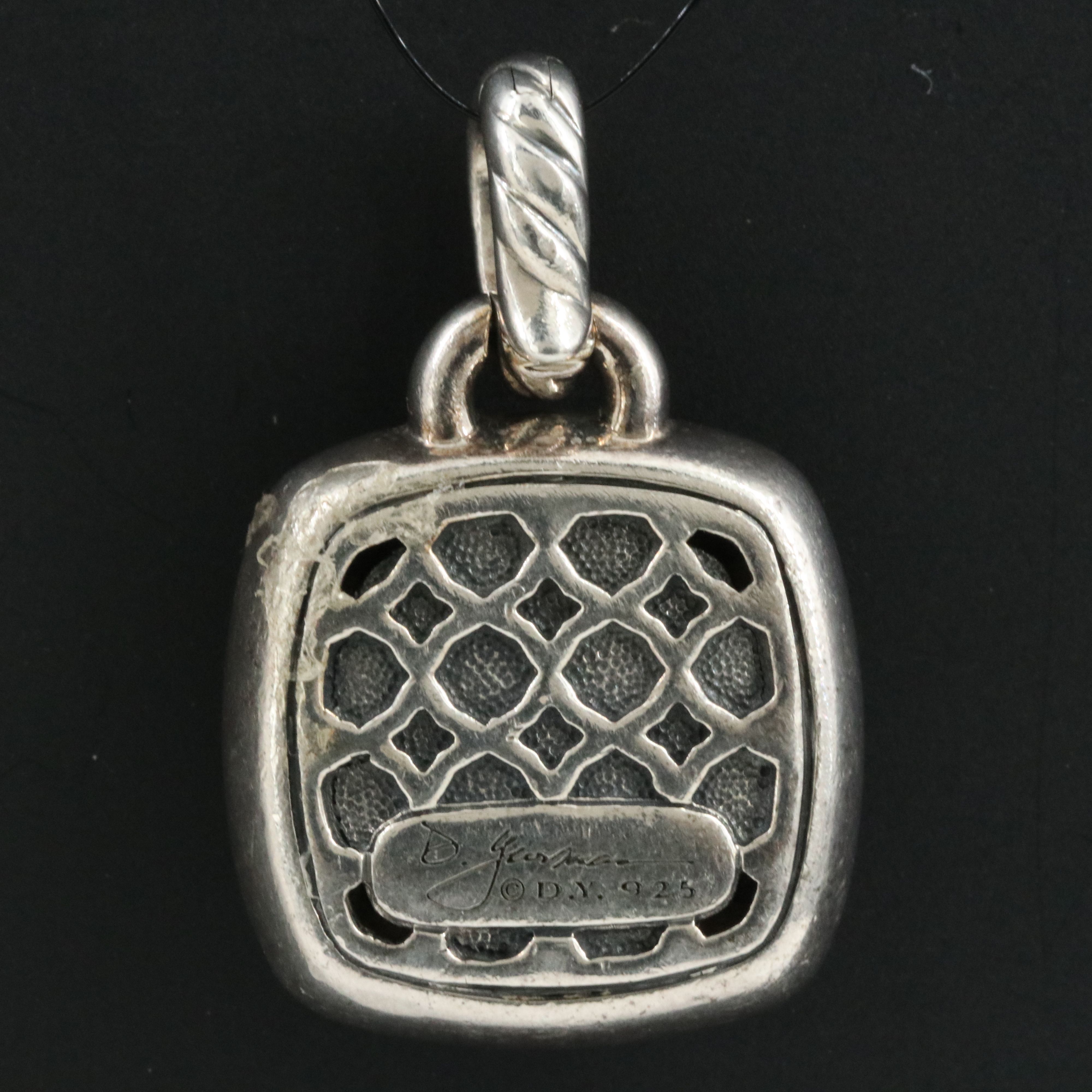 David Yurman Albion 1.52 Diamond Pavé Enhancer Pendant