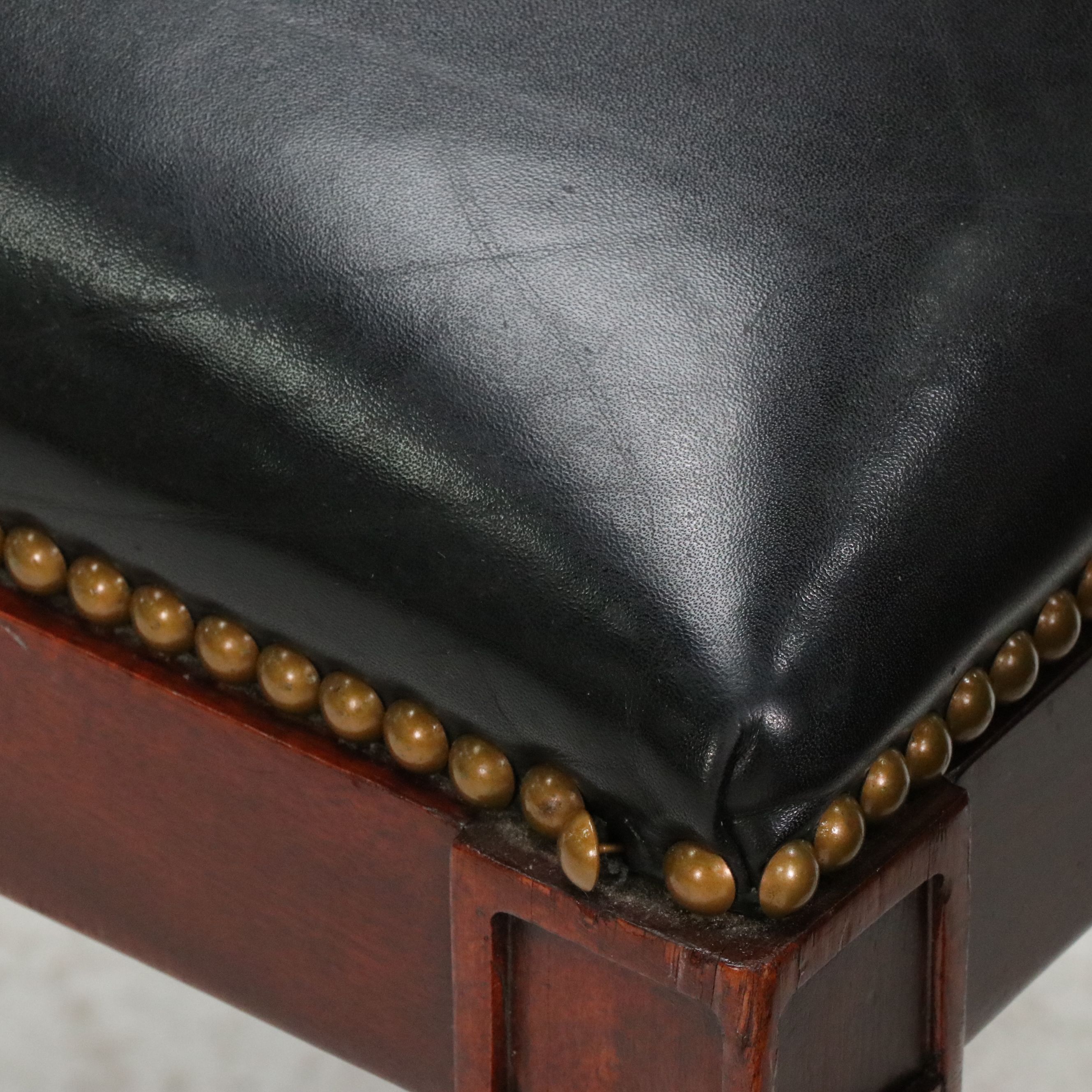 Set of Four Polo Ralph Lauren "Highgate" Leather Side Chairs