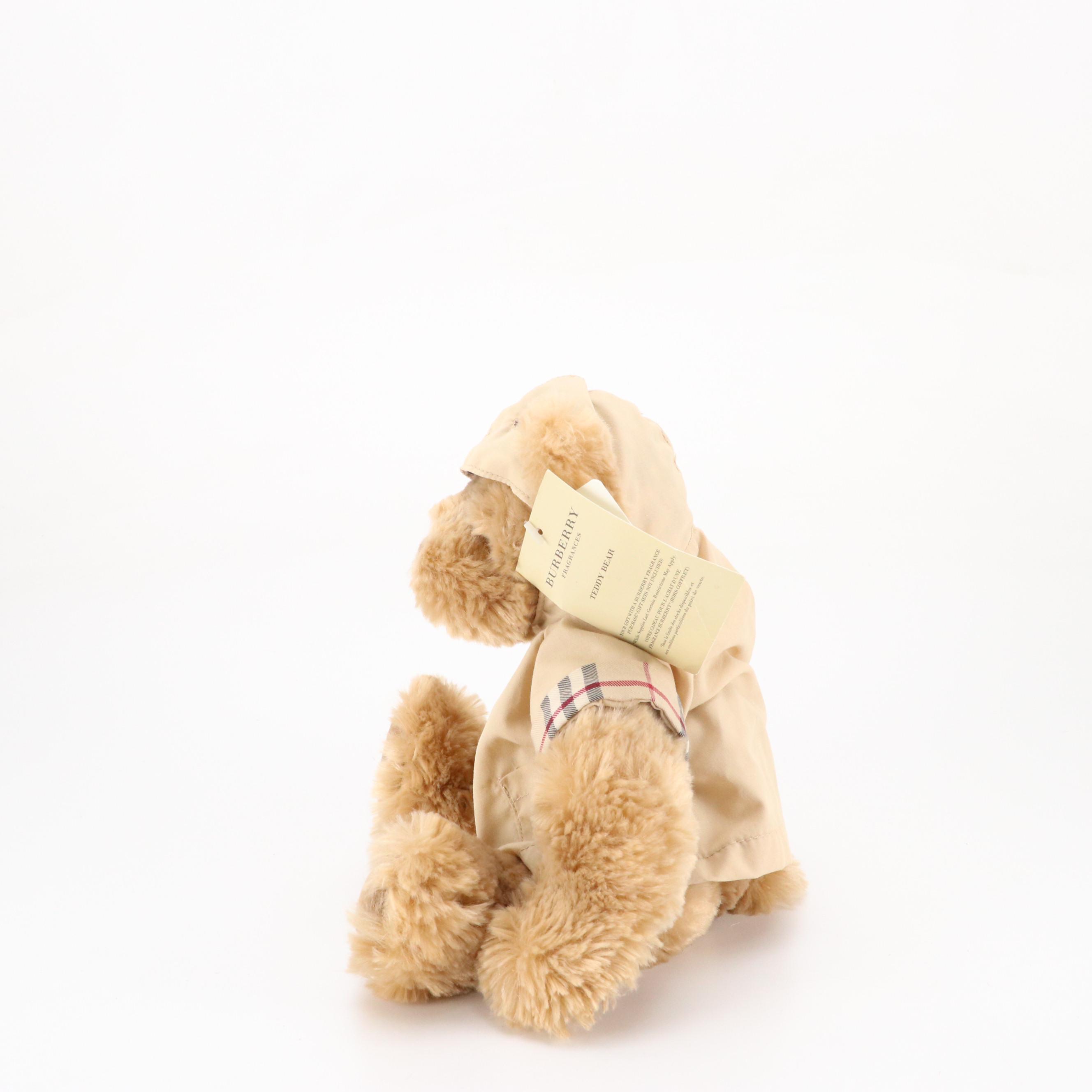 Burberry Small Teddy Bear and Burberry Fragrances Promotional Teddy Bear