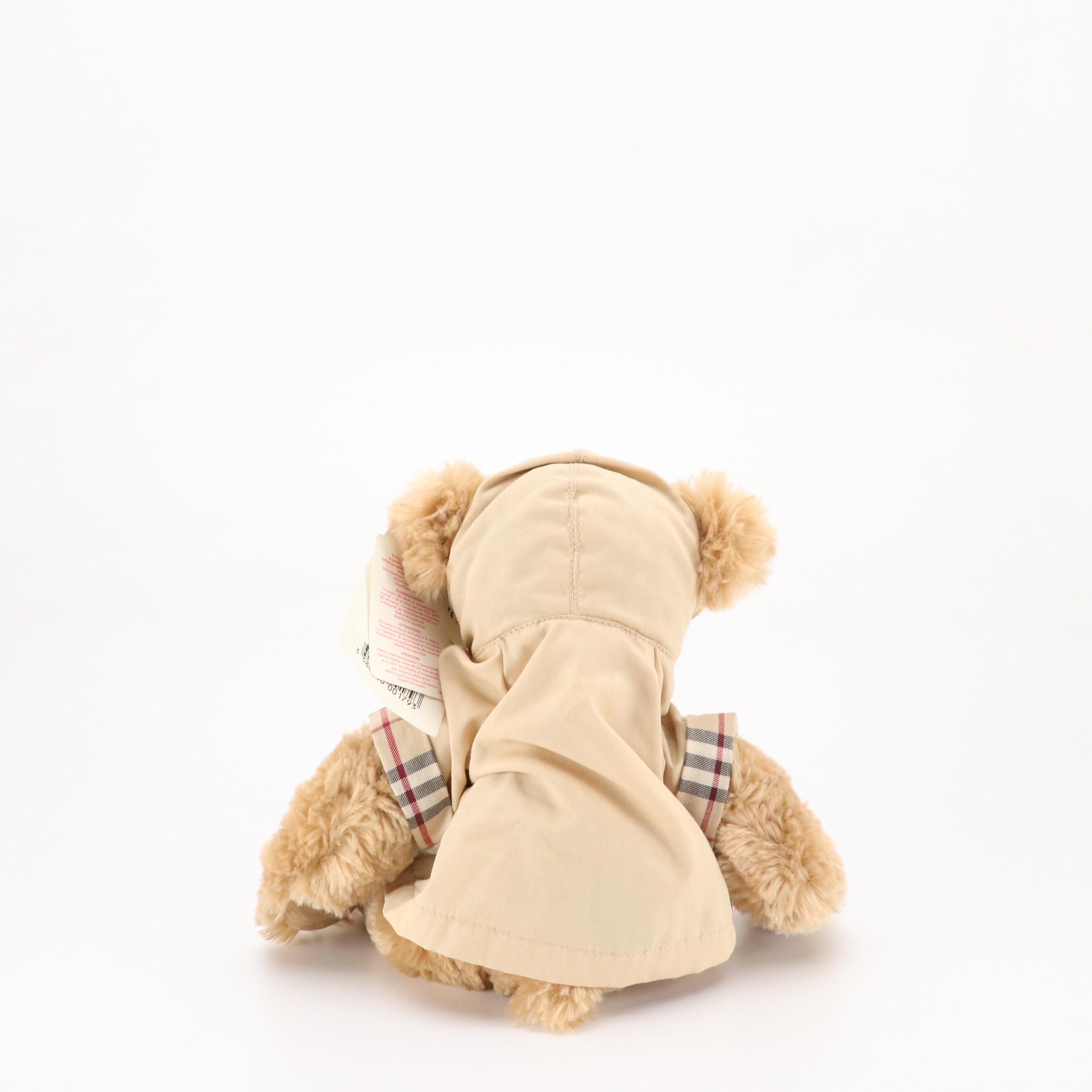 Burberry Small Teddy Bear and Burberry Fragrances Promotional Teddy Bear