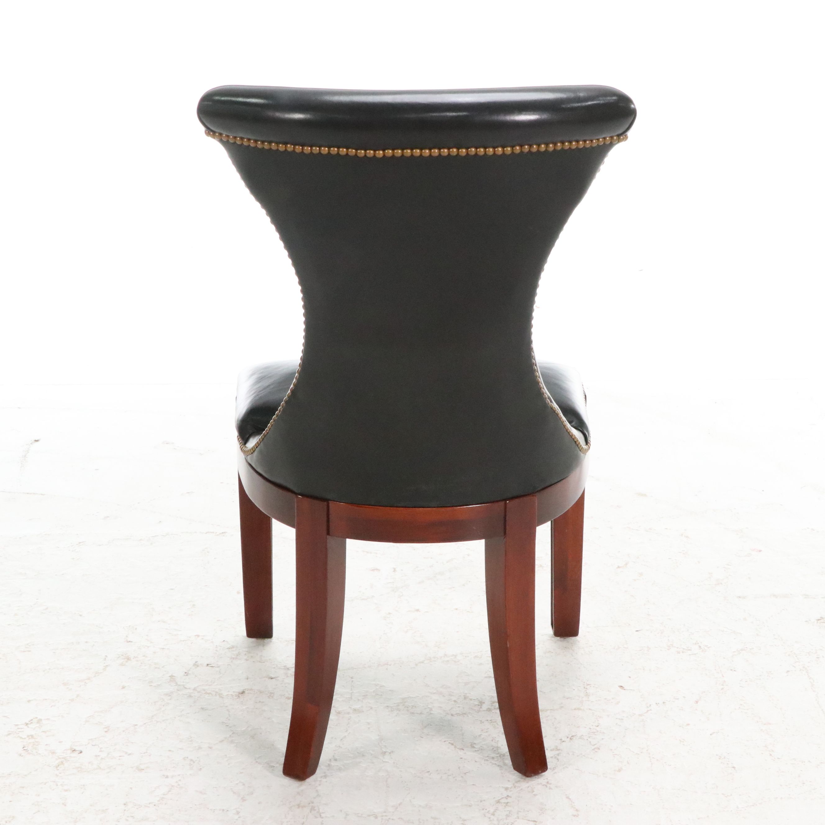 Set of Four Polo Ralph Lauren "Highgate" Leather Side Chairs