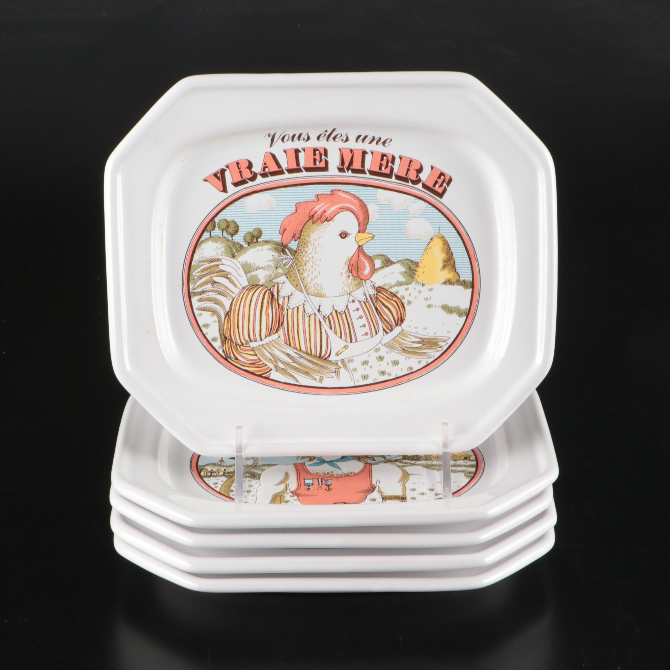 Wood met Unlimited Metal Trays with Estello Plates and More Dinnerware