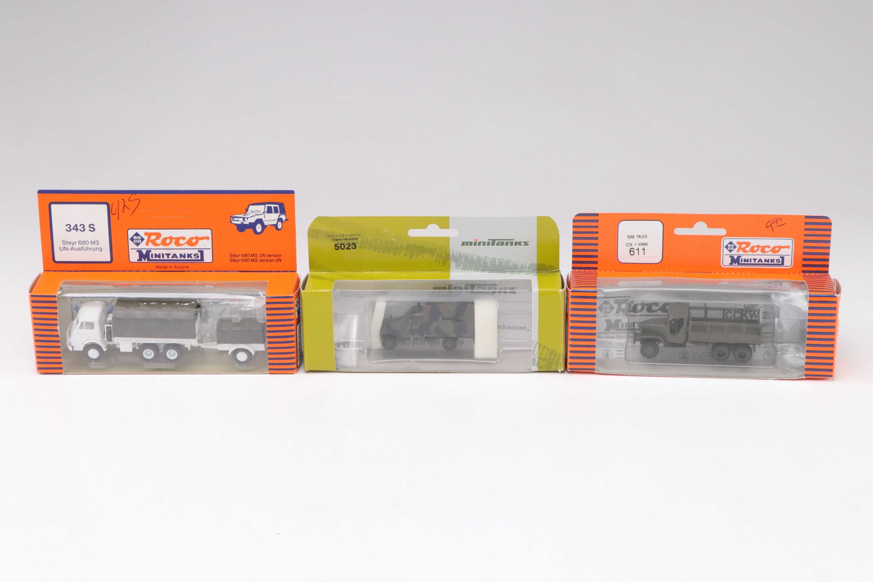 Roco Minitanks HO Scale Model Military Vehicles and Accessories