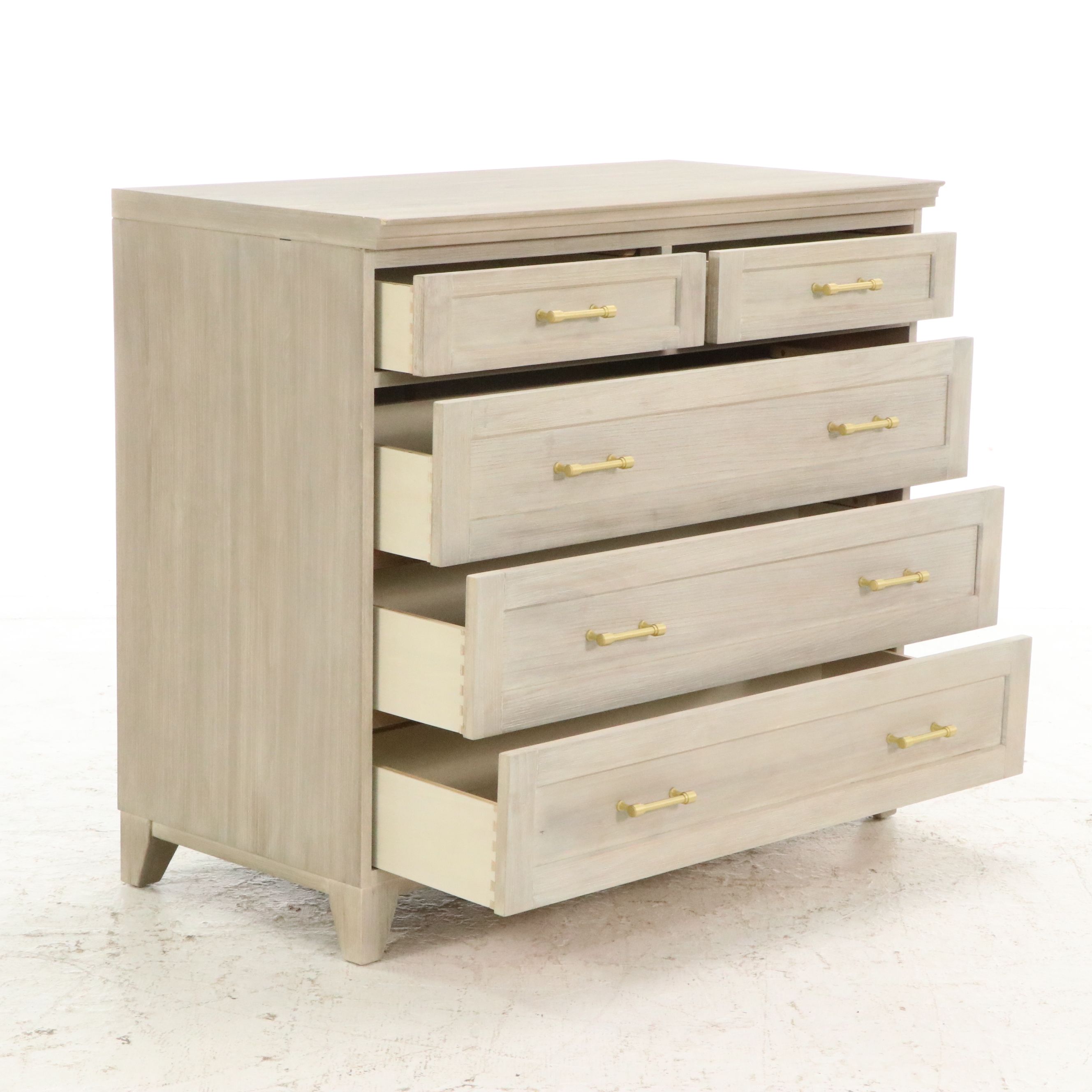 Pottery Barn Teen Painted Wood Hampton Five-Drawer Dresser