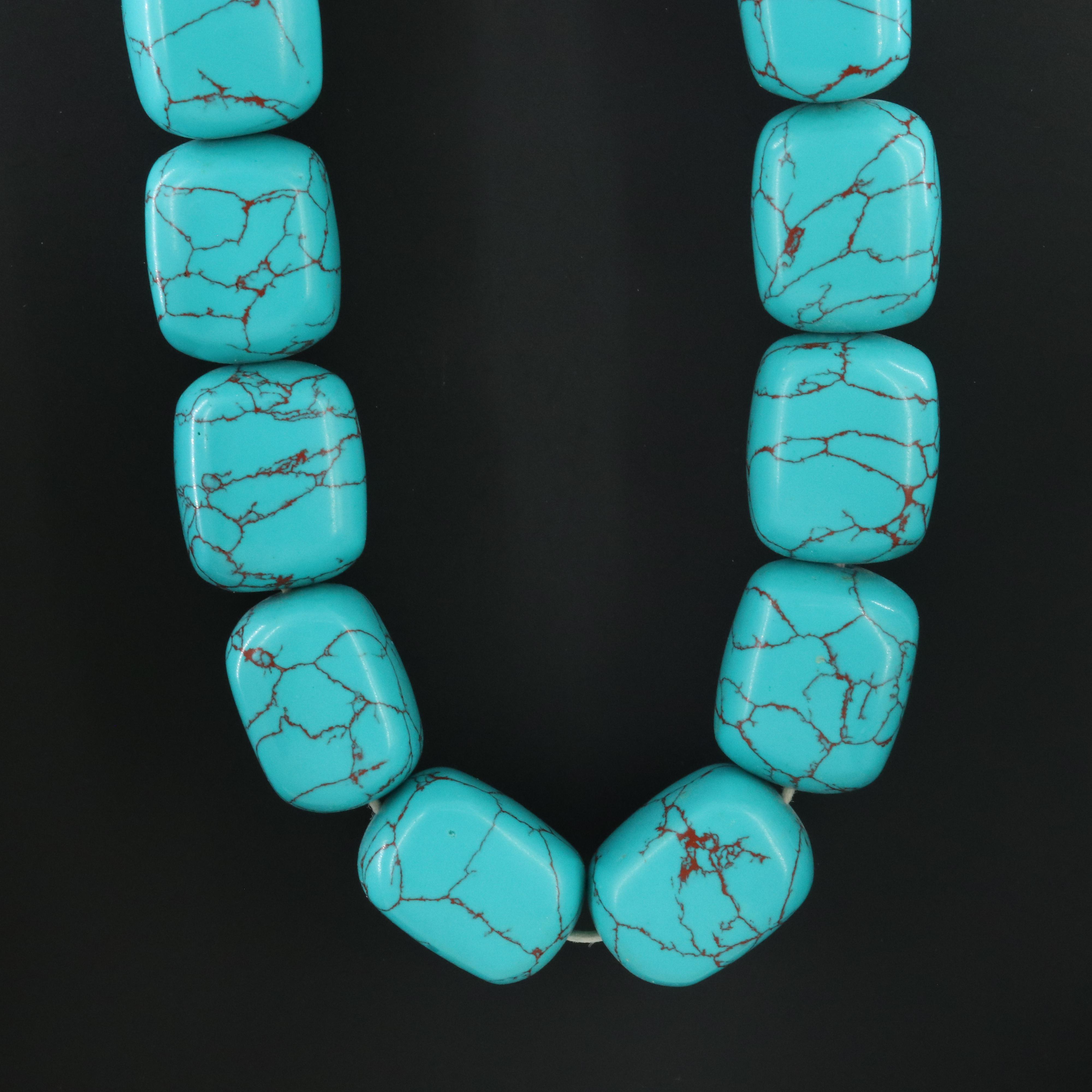 Michael Kors Faux Turqoise Bead Necklace