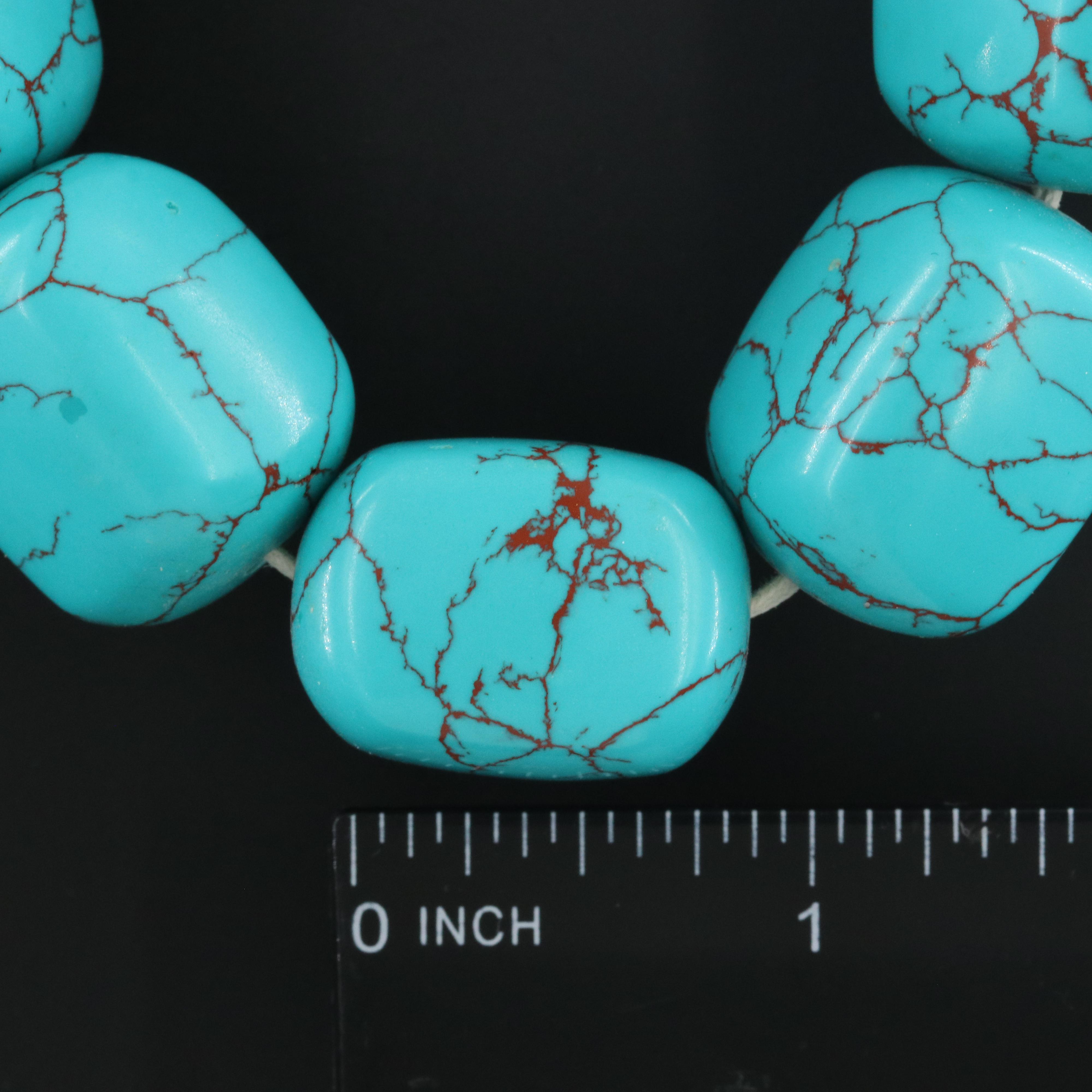 Michael Kors Faux Turqoise Bead Necklace