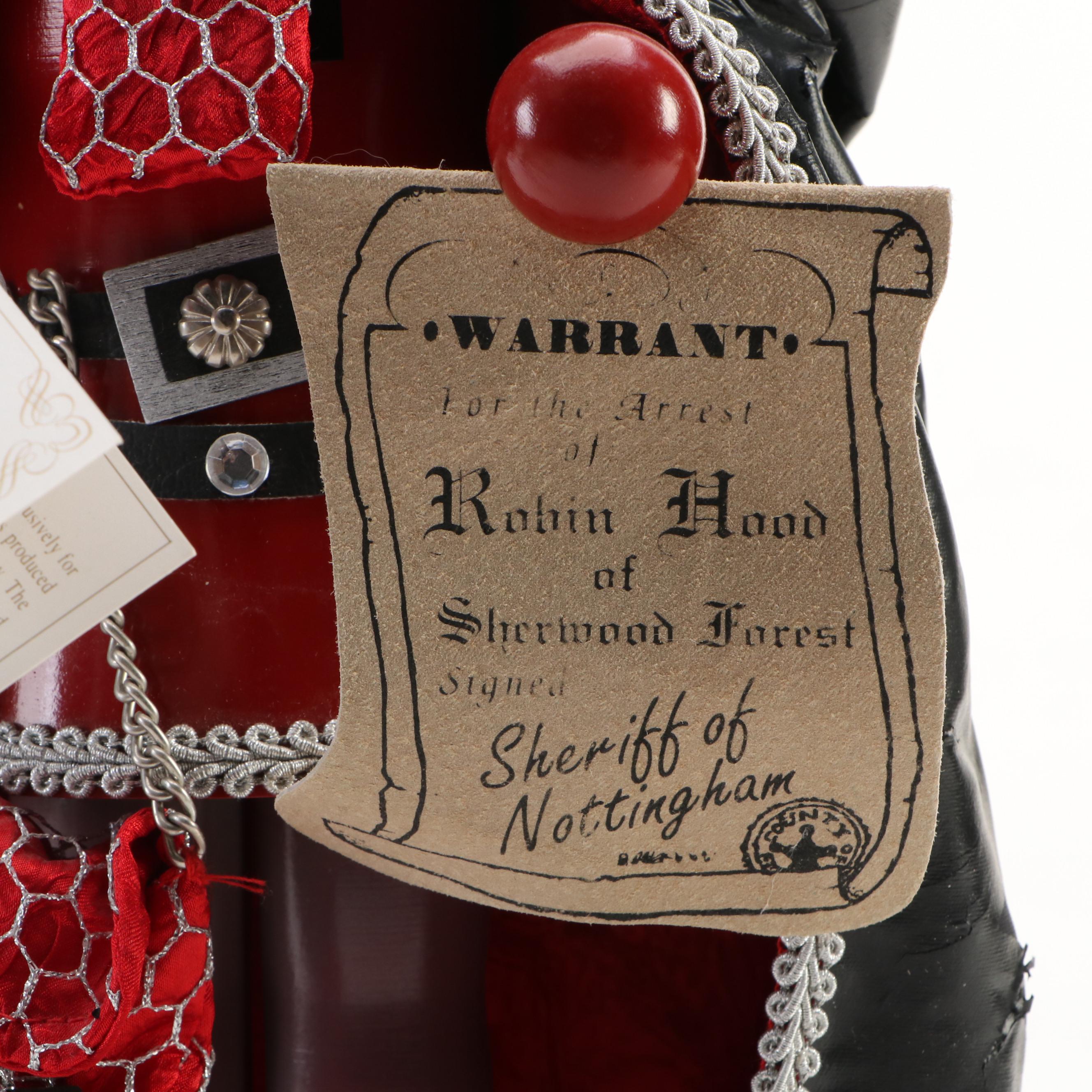 Steinbach "Sheriff of Nottingham" Limited Edition Wooden Nutcracker, 1996