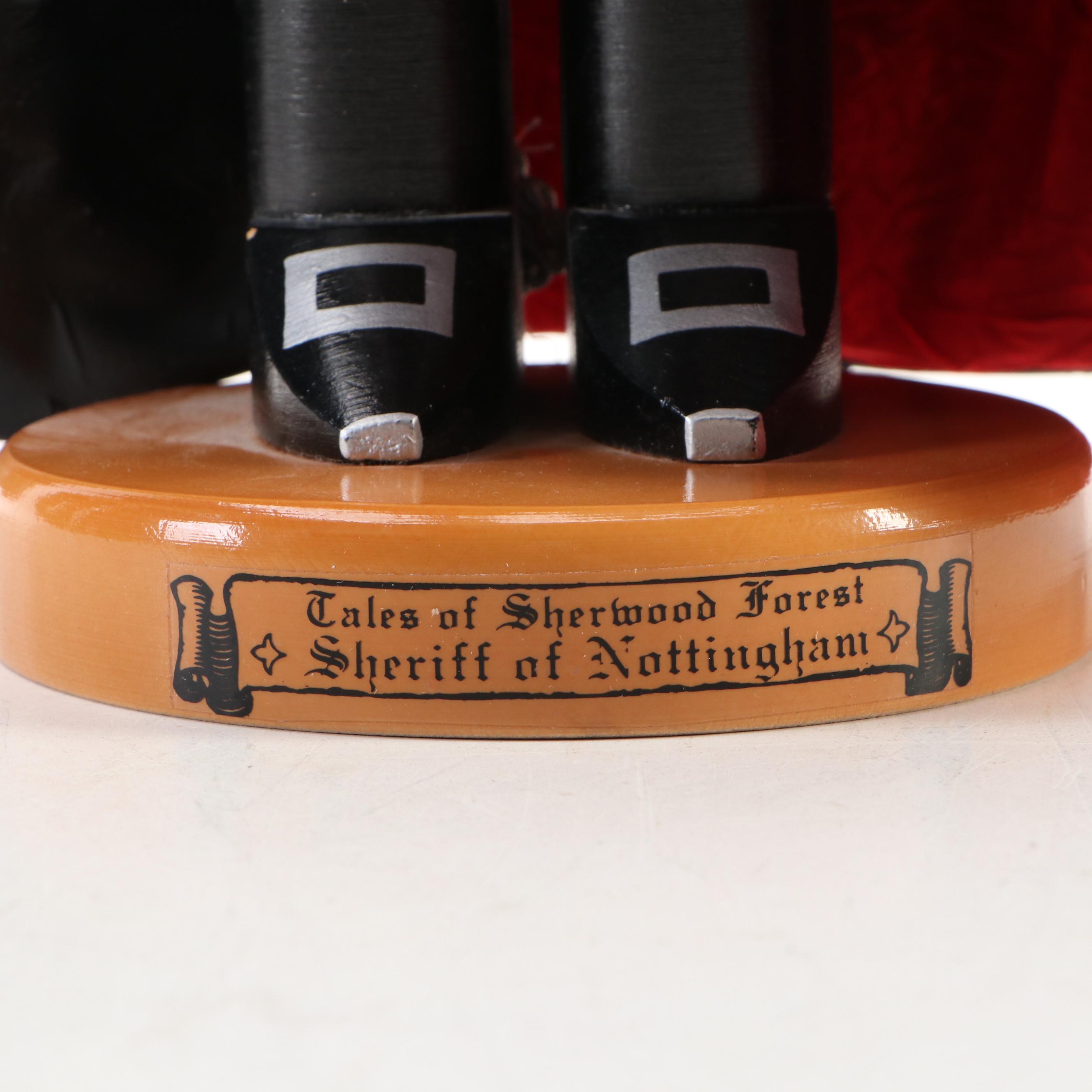 Steinbach "Sheriff of Nottingham" Limited Edition Wooden Nutcracker, 1996