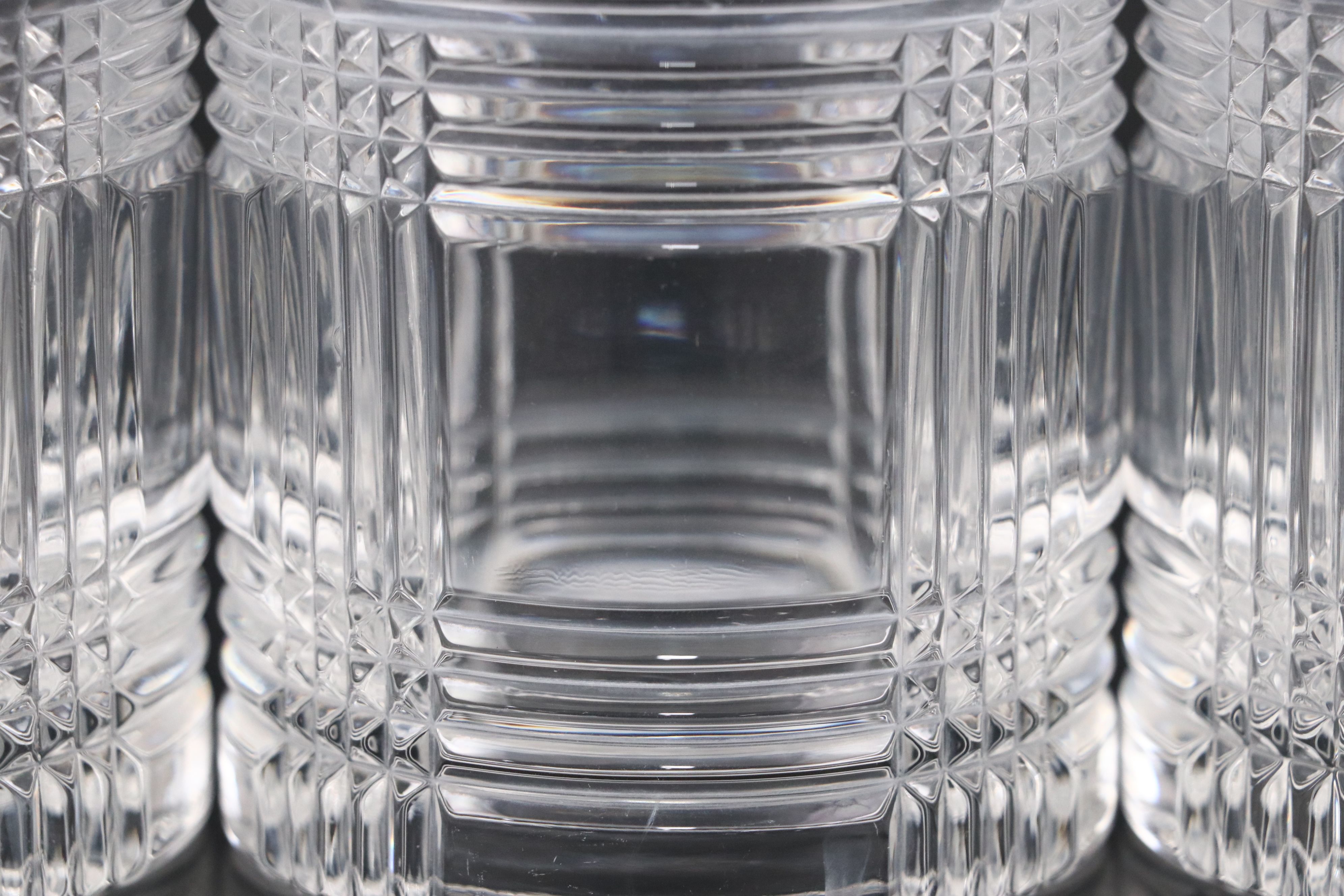 Ralph Lauren "Glen Plaid" Crystal Old Fashioned Glasses