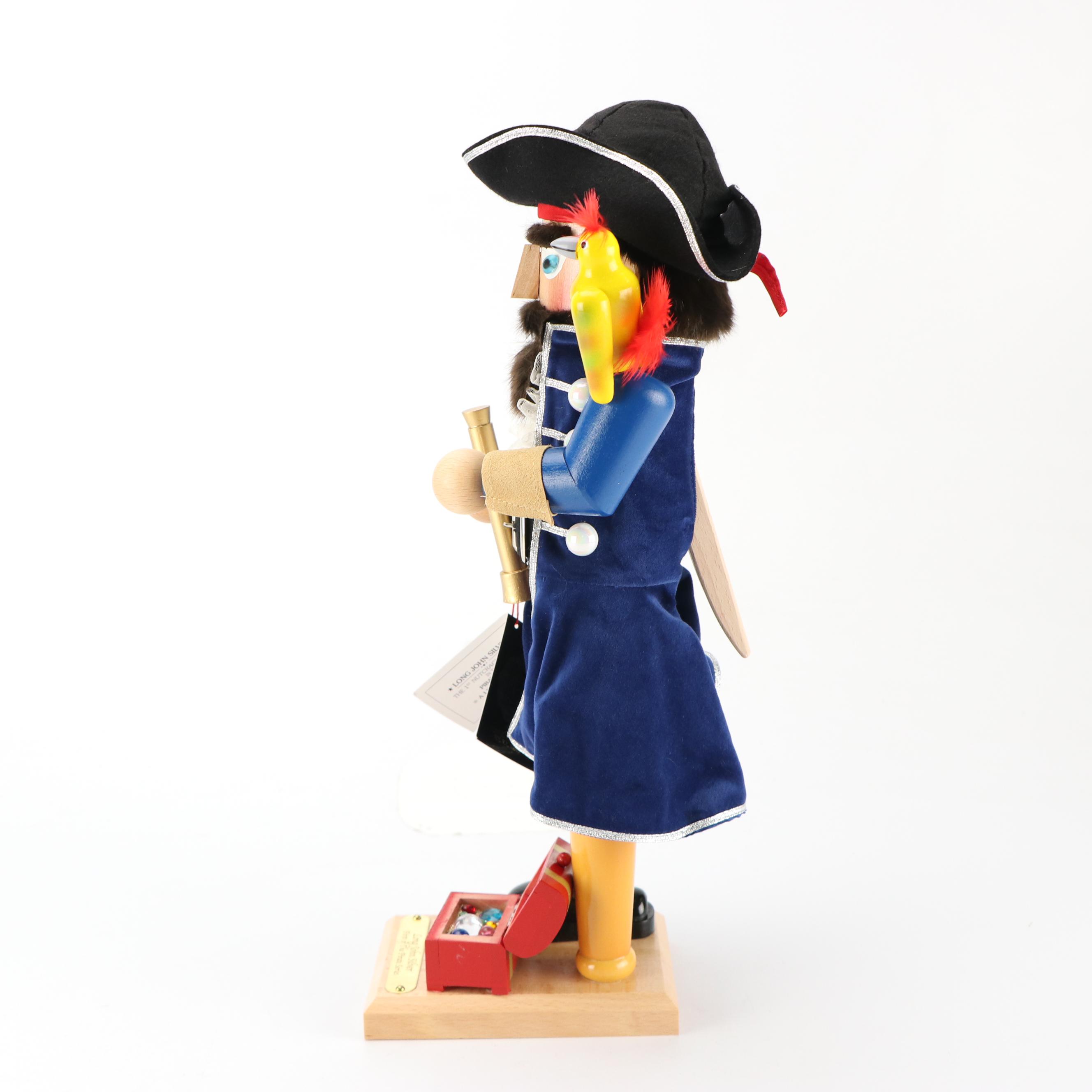Steinbach Limited Edition "Long John Silver" Handcrafted Wooden Nutcracker
