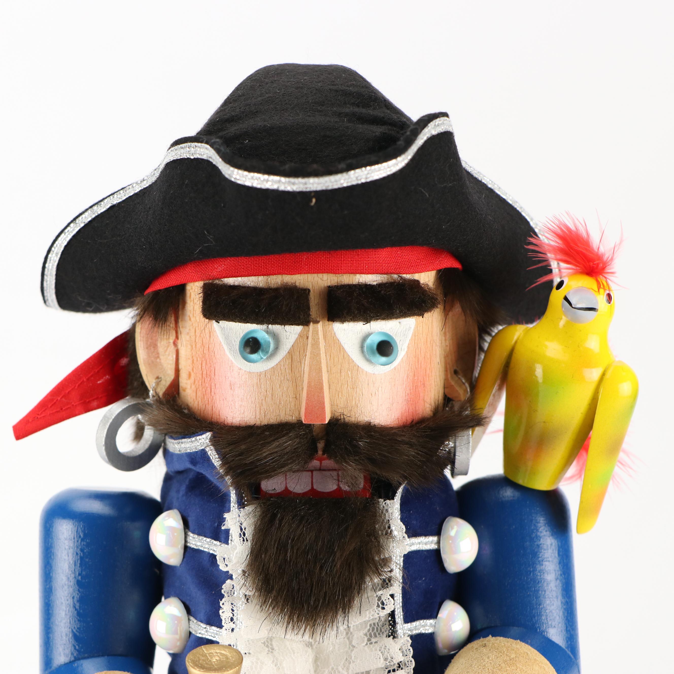 Steinbach Limited Edition "Long John Silver" Handcrafted Wooden Nutcracker