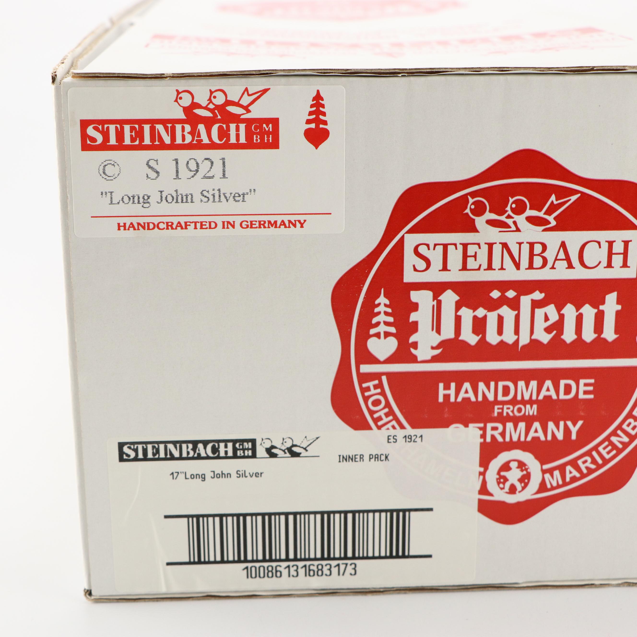 Steinbach Limited Edition "Long John Silver" Handcrafted Wooden Nutcracker