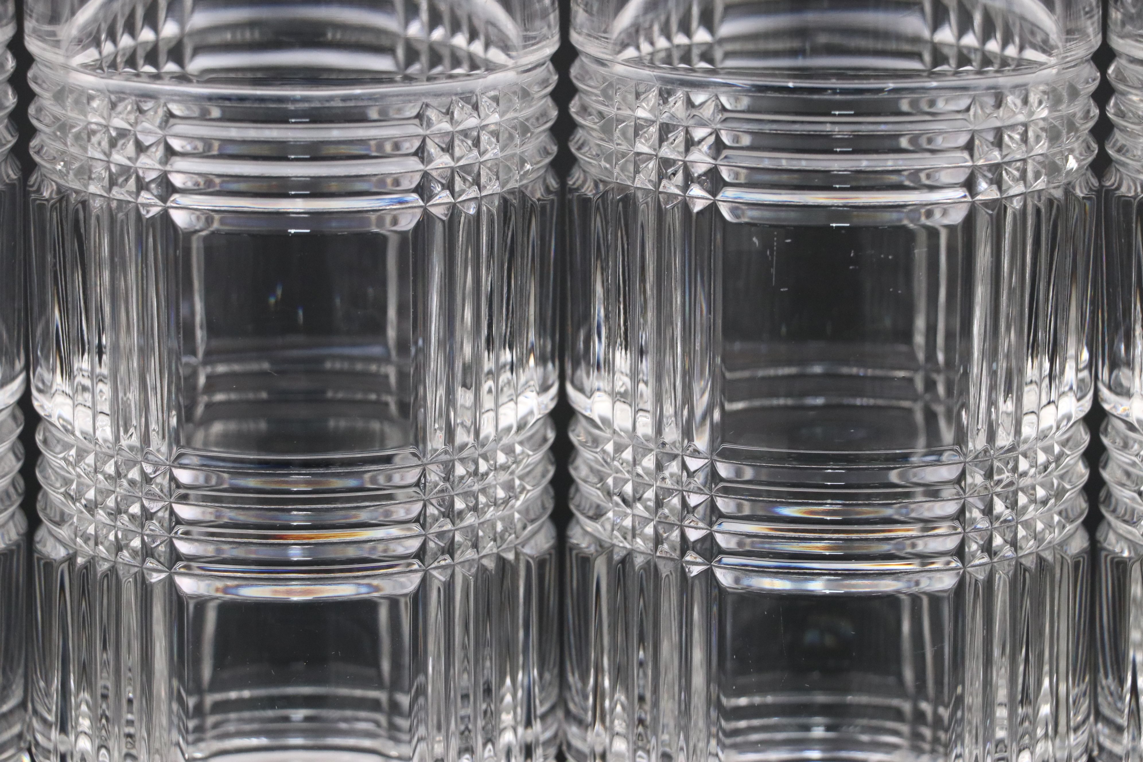 Ralph Lauren "Glen Plaid" Crystal Highball Glasses