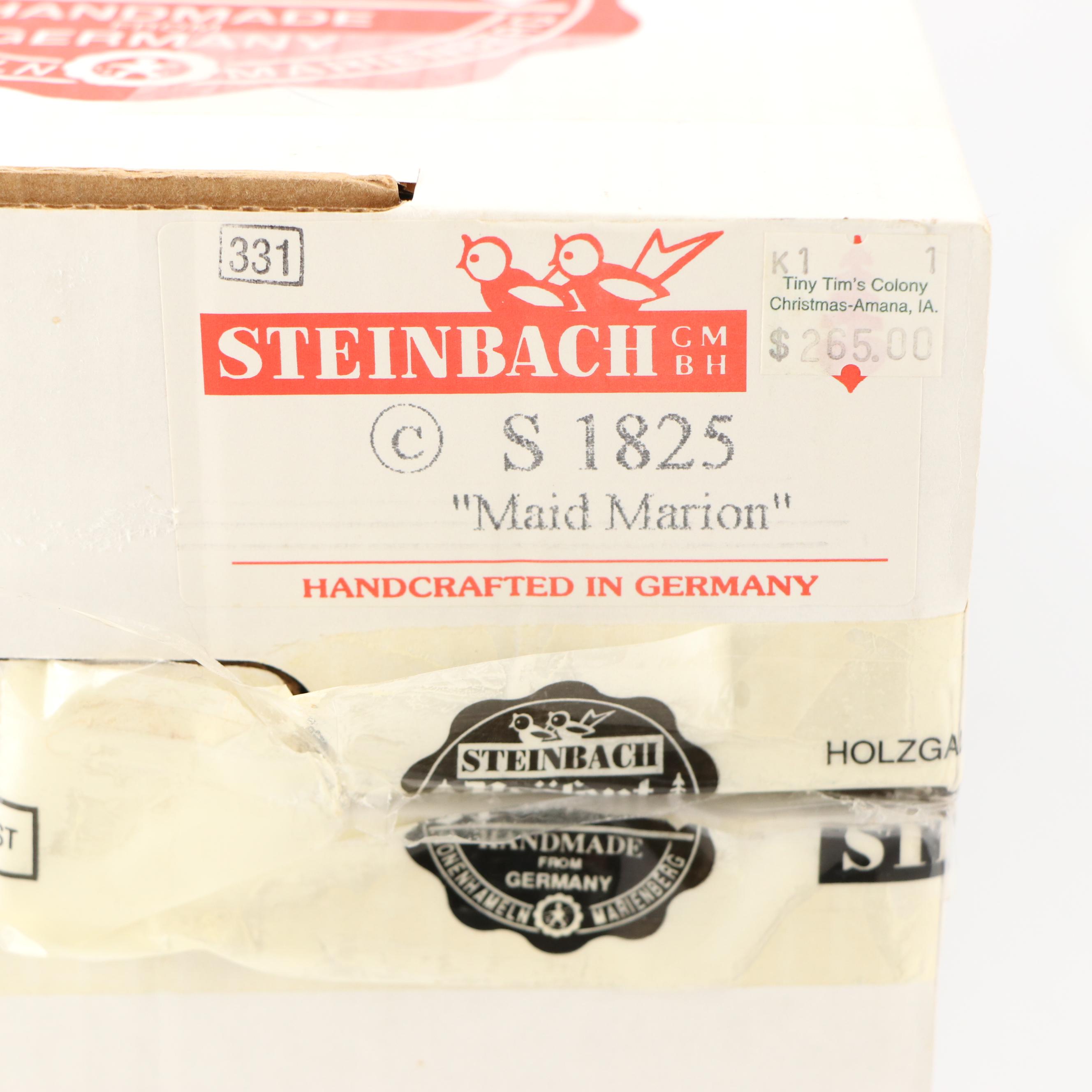 Steinbach Limited Edition "Maid Marion" Handcrafted Wooden Nutcracker