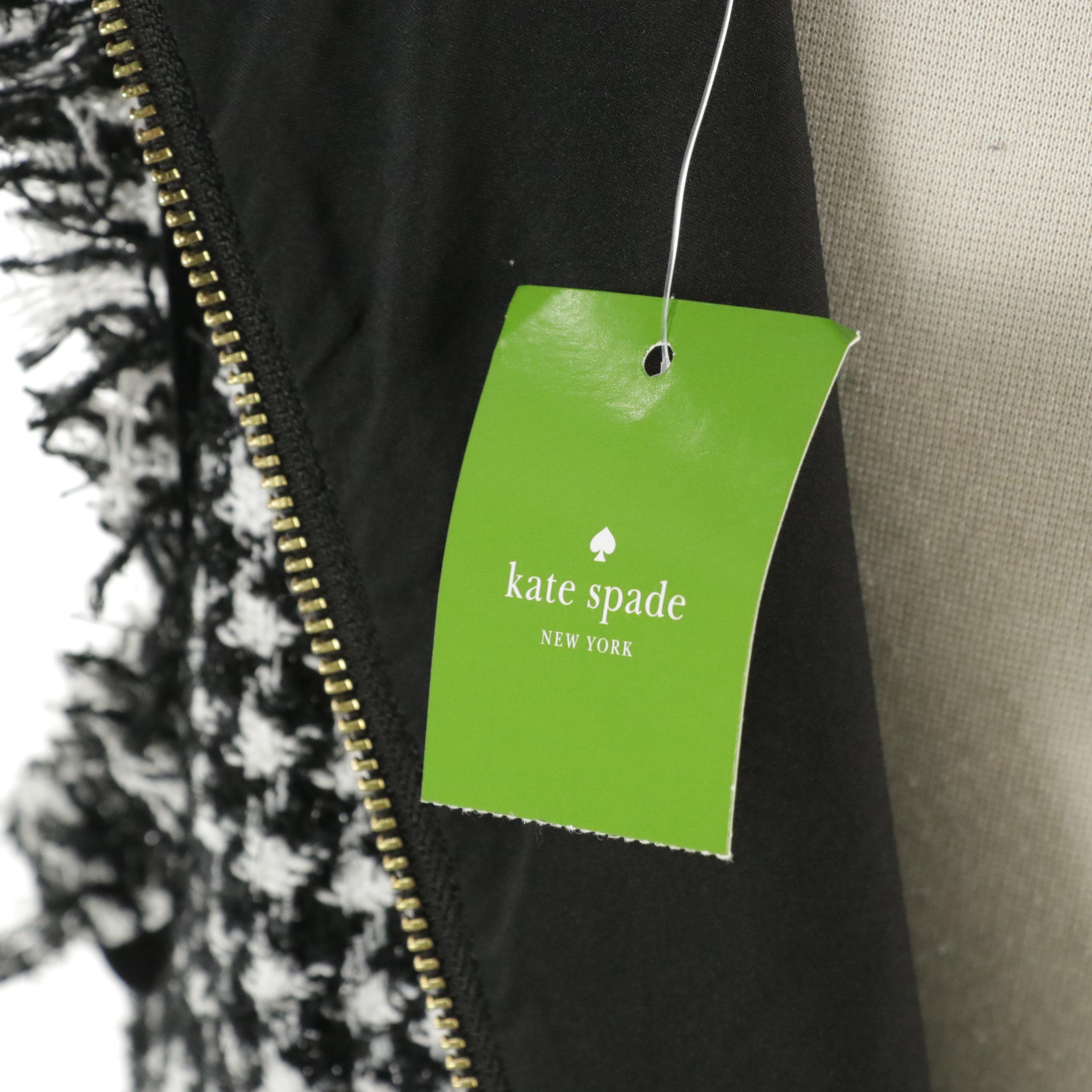 Kate Spade Dashing Beauty Houndstooth Sheath Dress, With Tag