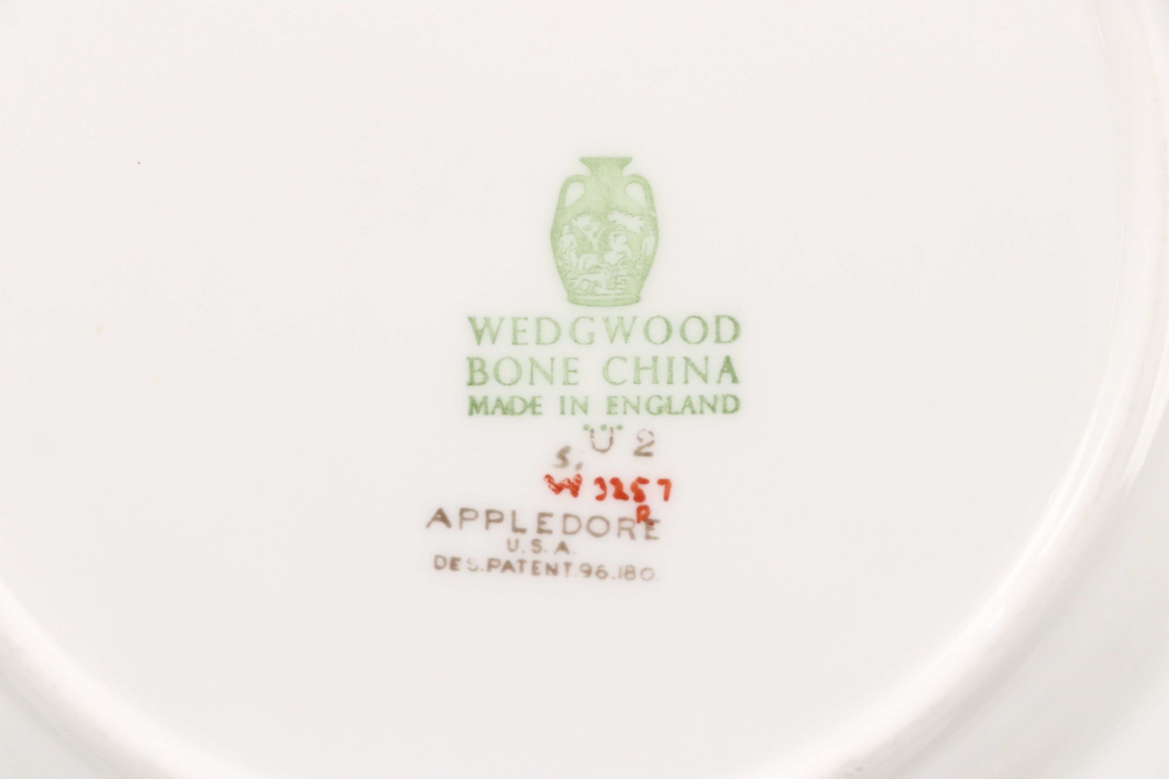 Wedgwood English Bone China "Appledore" Dinnerware, 1957-1992