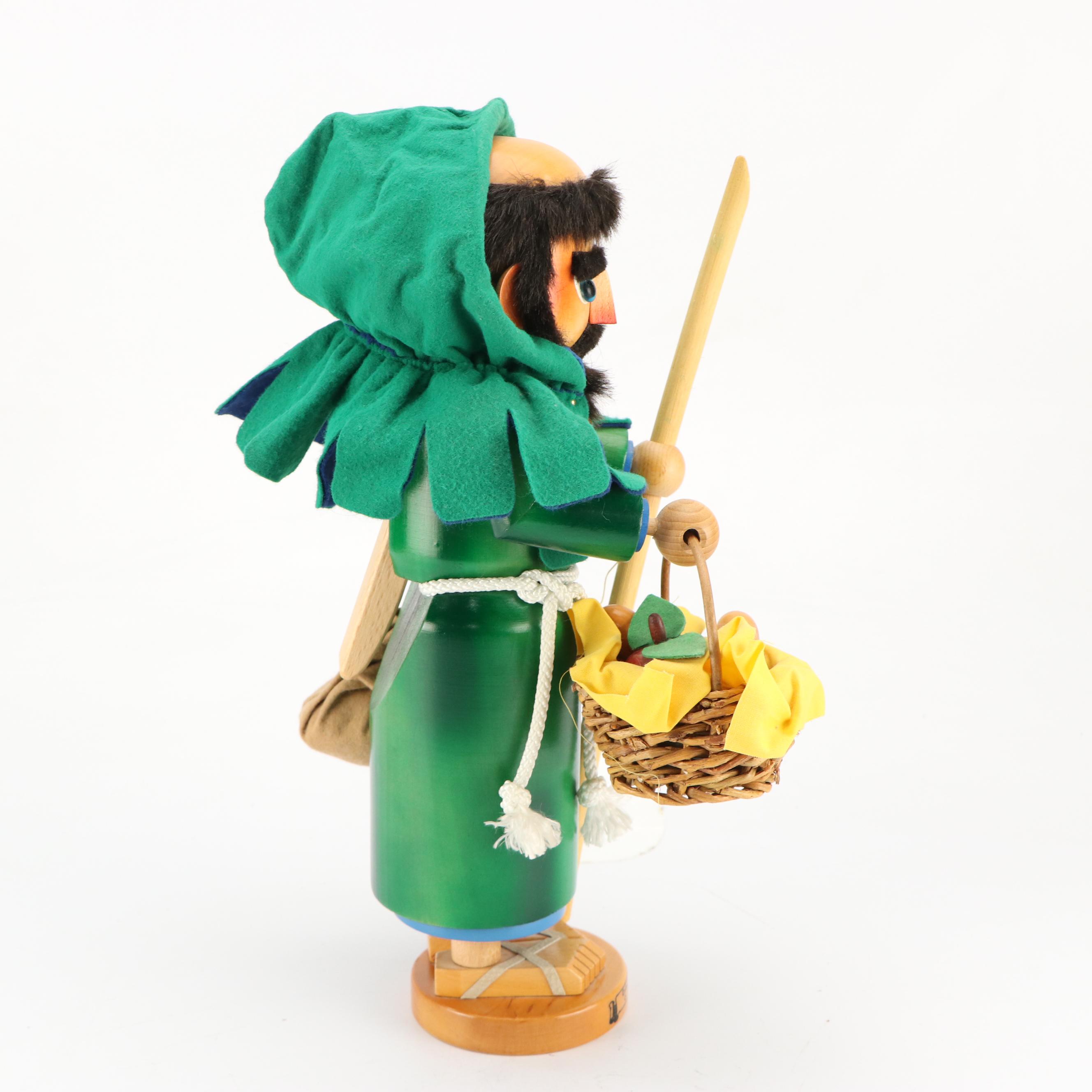 Steinbach Limited Edition "Friar Tuck" Handcrafted Wooden Nutcracker