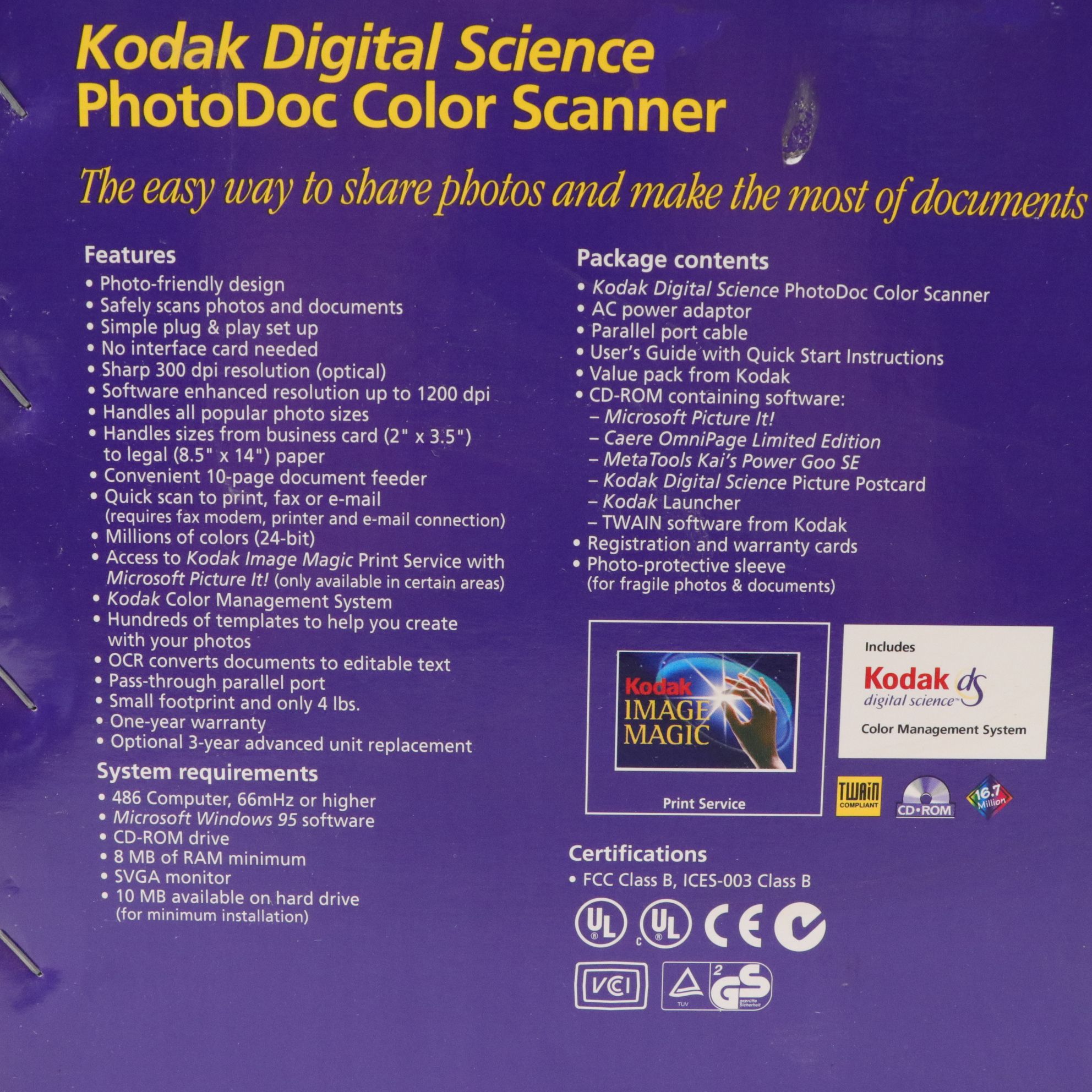 Kodak EasyShare Printer, PhotoDoc Color Scanner, and Rotary Trimmer