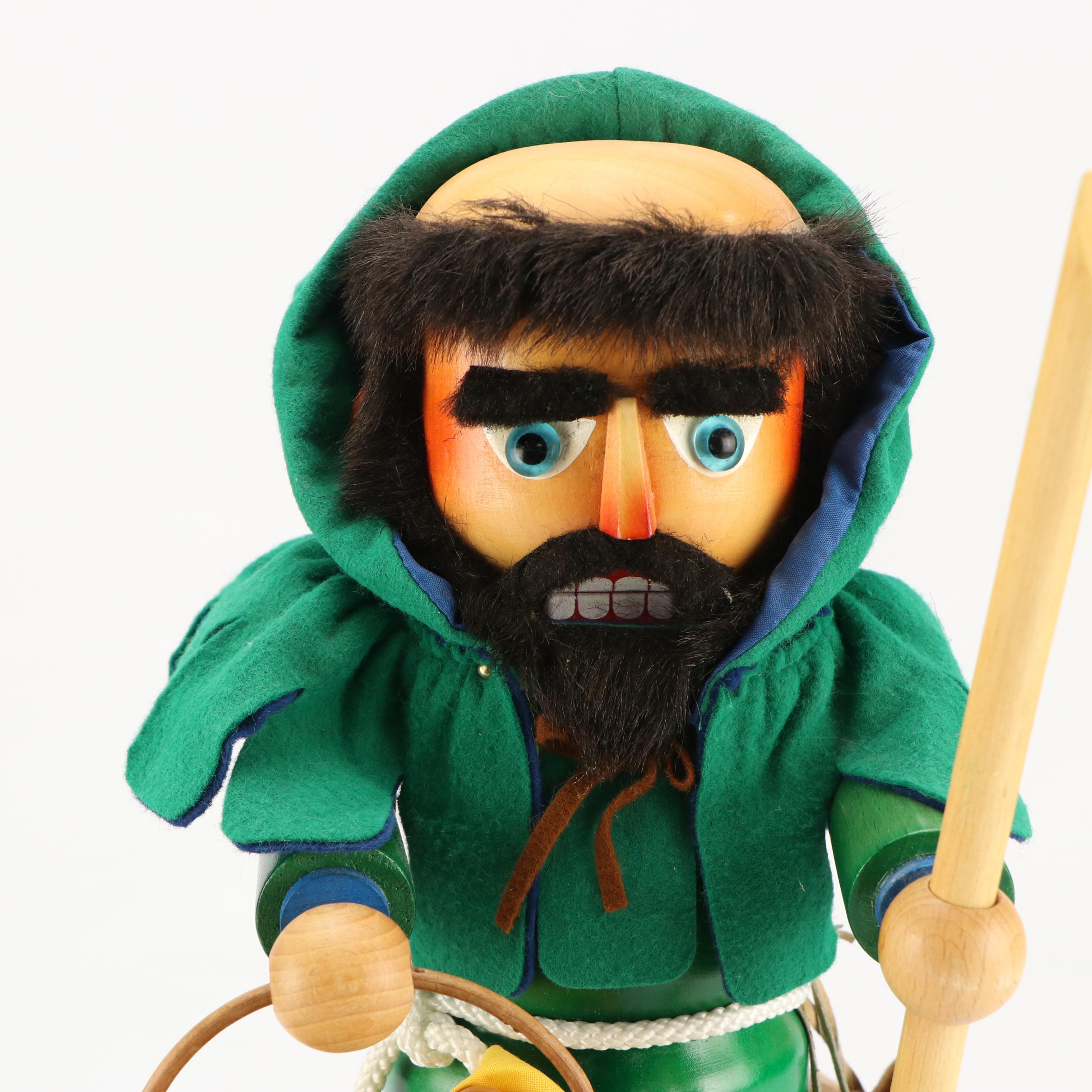 Steinbach Limited Edition "Friar Tuck" Handcrafted Wooden Nutcracker