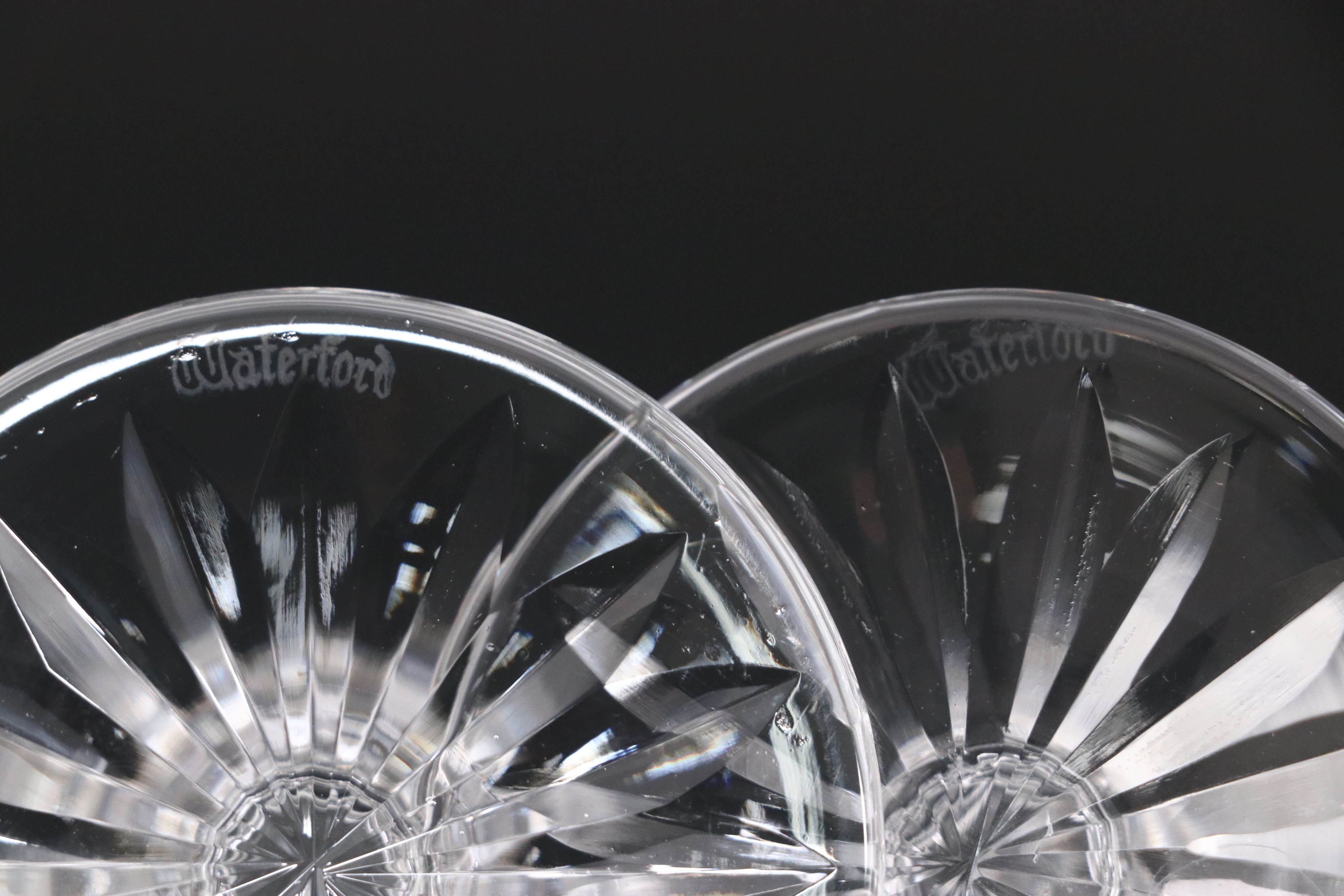 Waterford Crystal "Lismore" Claret Wine Glasses