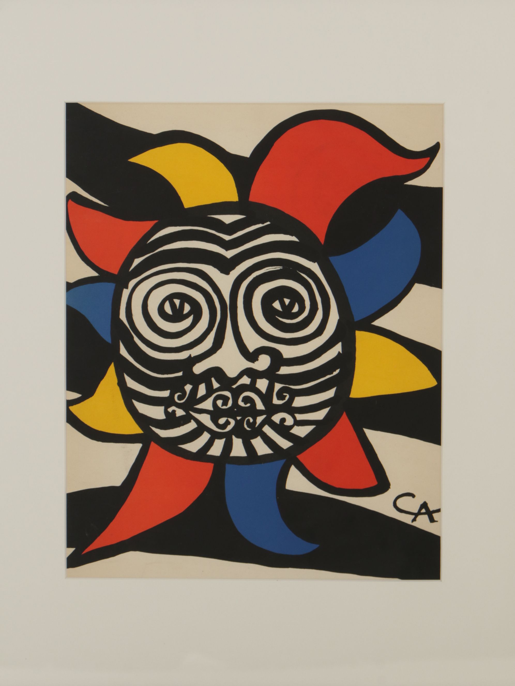 Alexander Calder Color Lithographs for "Derrière le Miroir" Cover, 1966