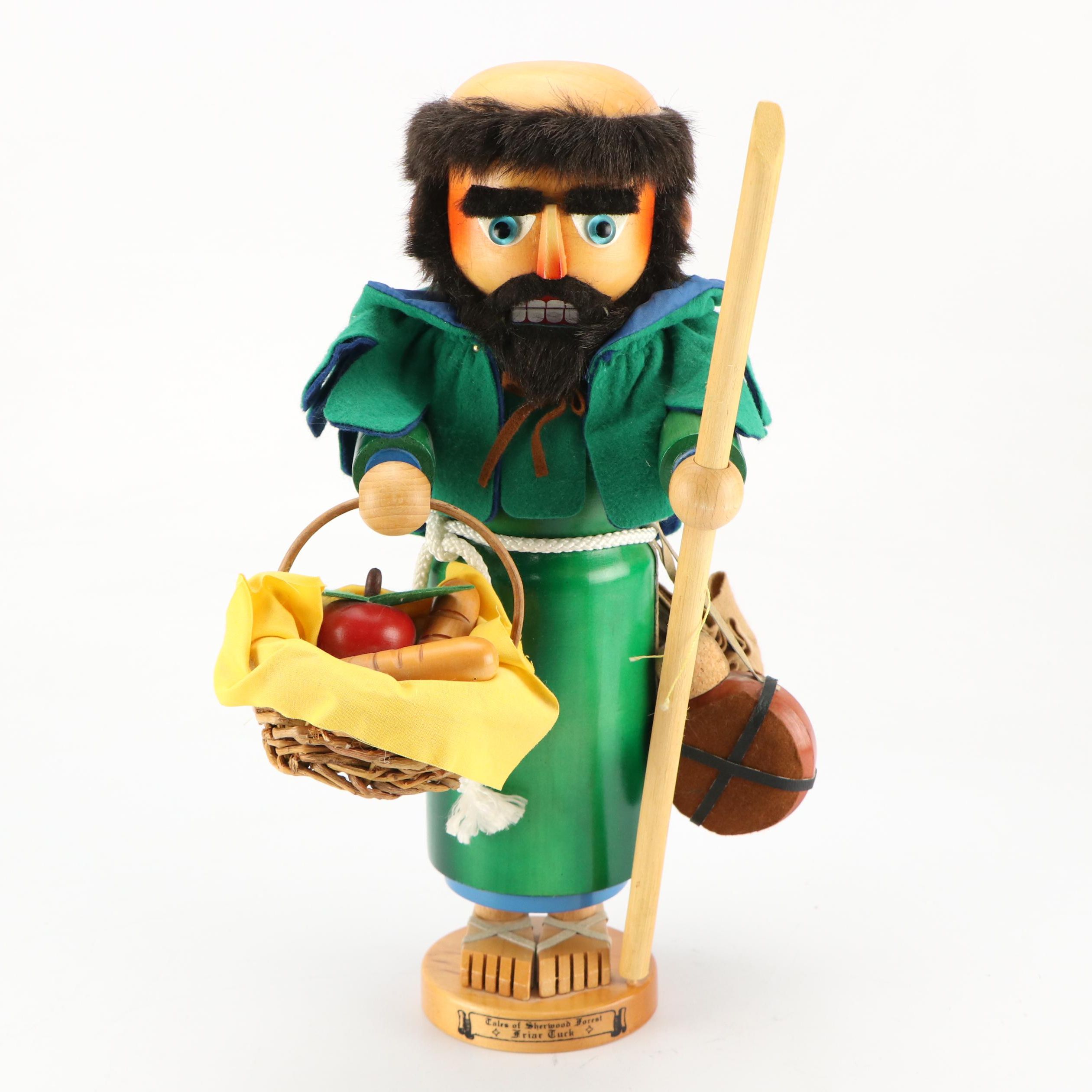 Steinbach Limited Edition "Friar Tuck" Handcrafted Wooden Nutcracker