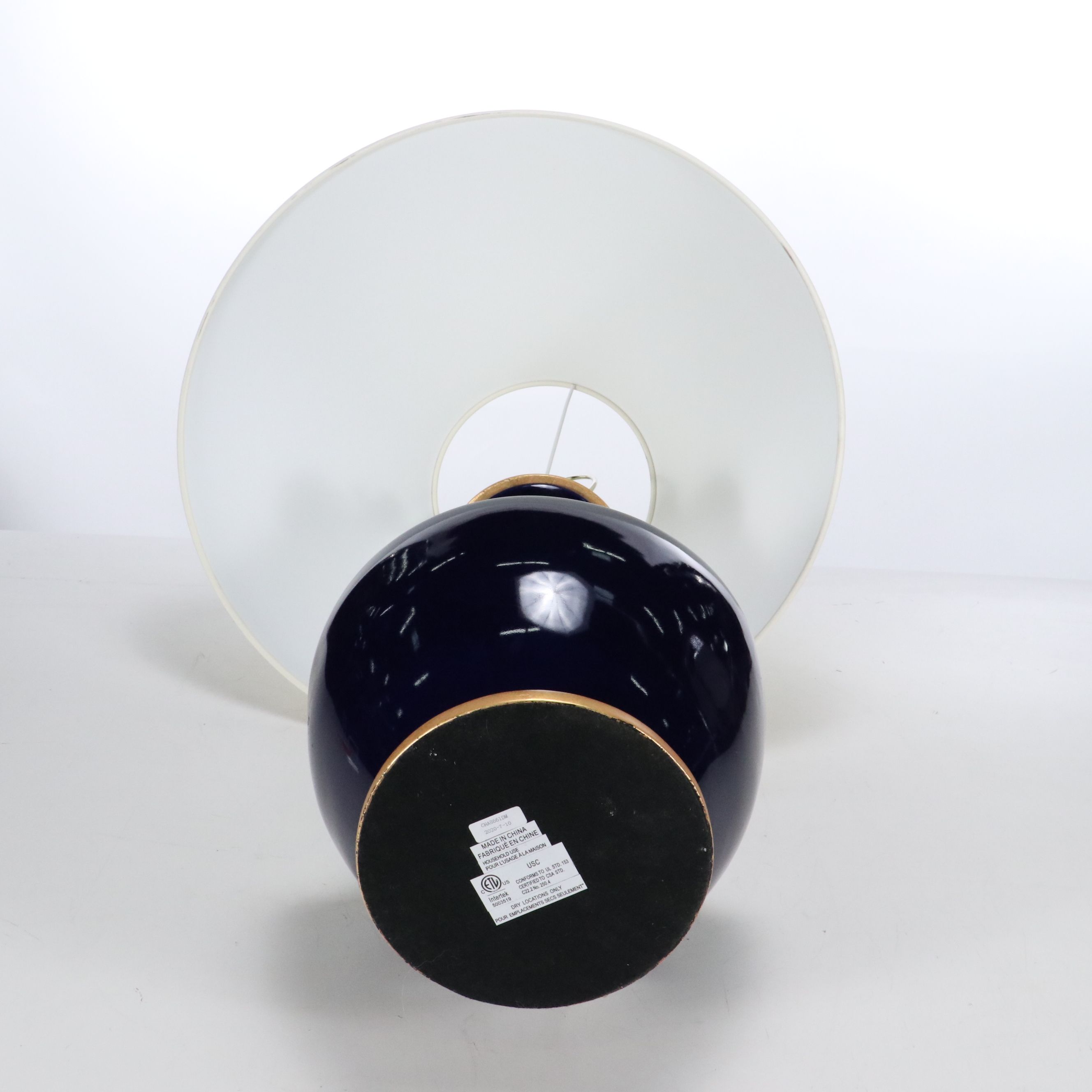 Visual Comfort & Co. "Lambay" Cobalt Porcelain Table Lamp