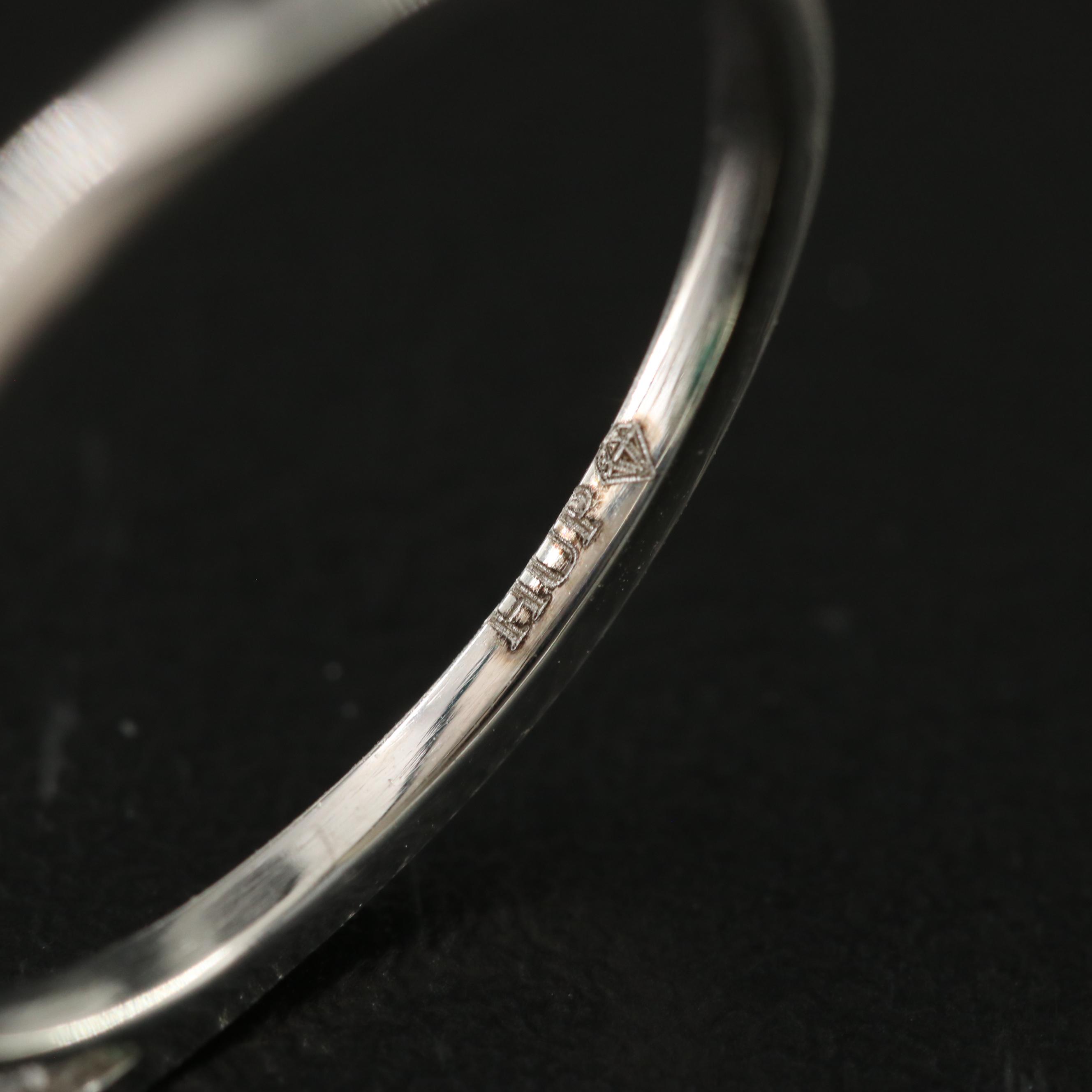 Platinum 3.97 CT Emerald and 0.21 CTW Diamond Ring