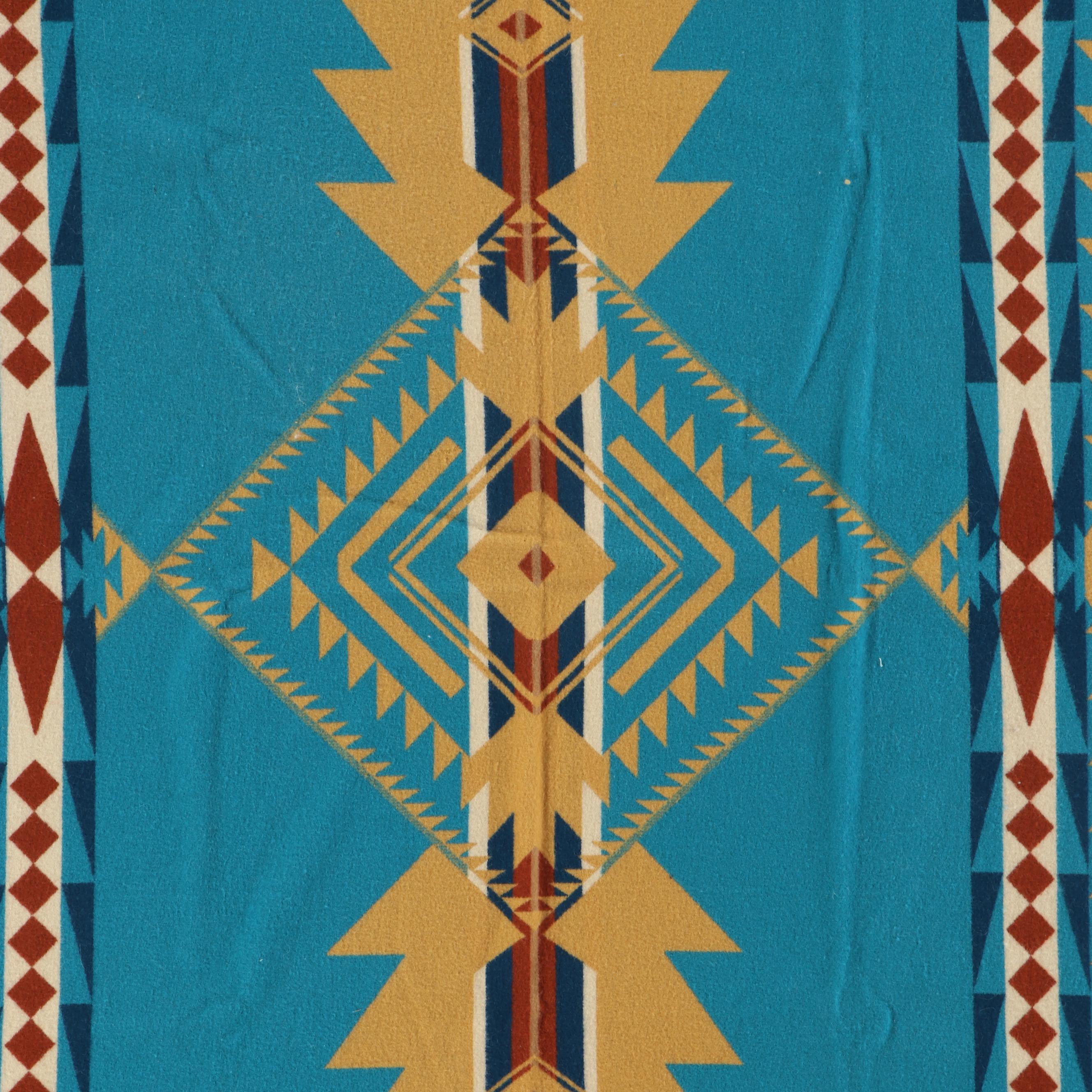 Pendleton Woolen Mills "Beaver State" Southwest Woolen Throw