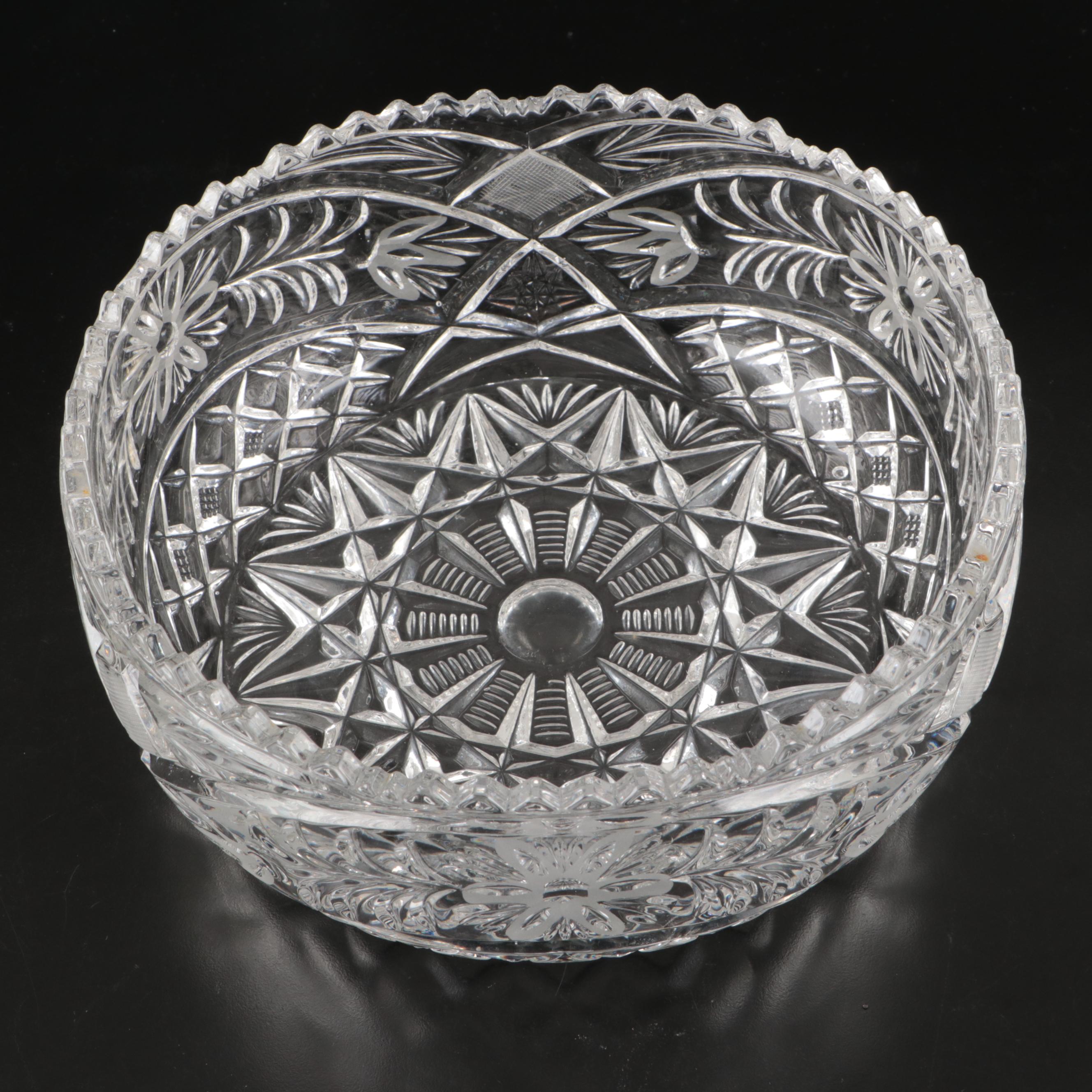 Anne Hutte German Crystal Bowls