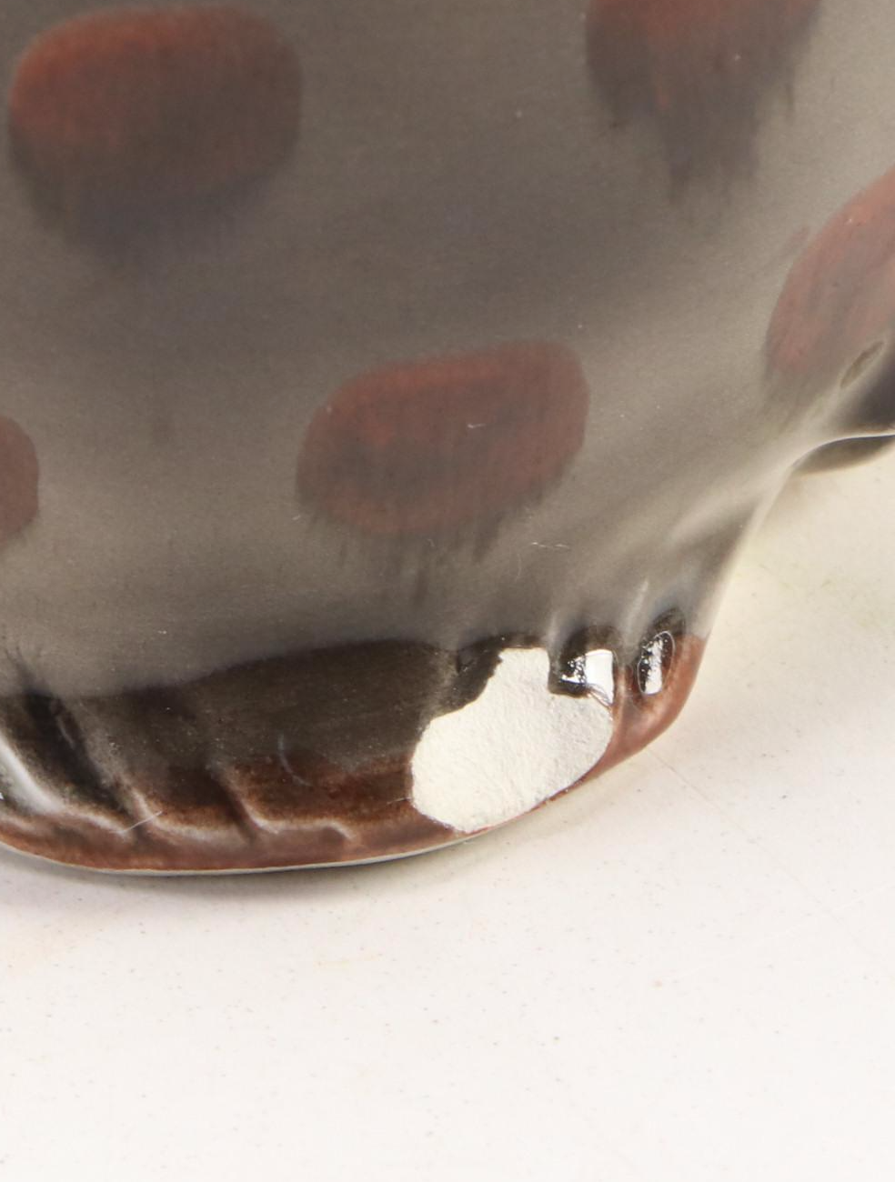 Fitz and Floyd Owl Mugs, Napkin Rings and Pitcher, 1970s