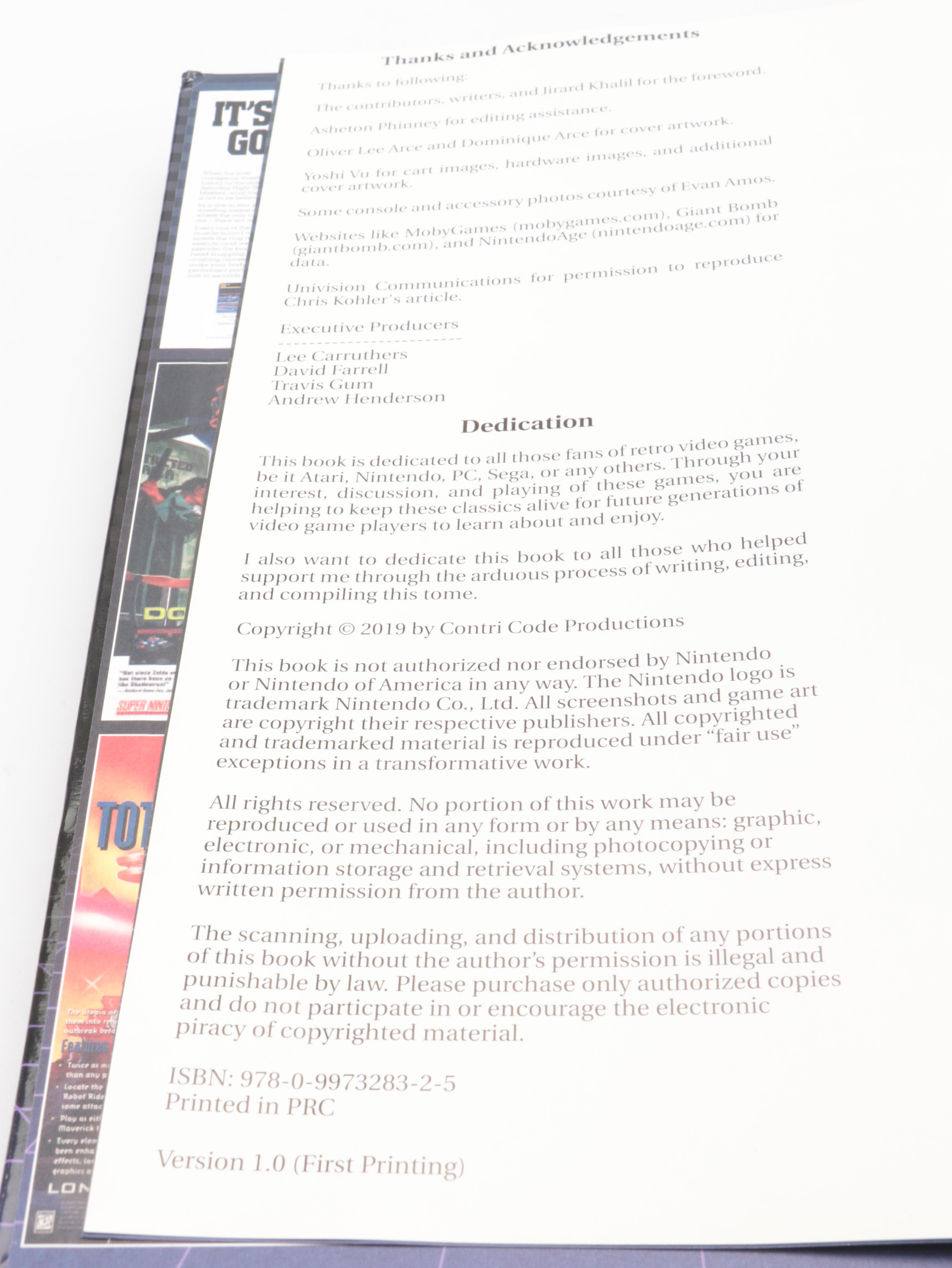 First Printings "Ultimate Nintendo: Guide to the SNES Library" by Pat Contri