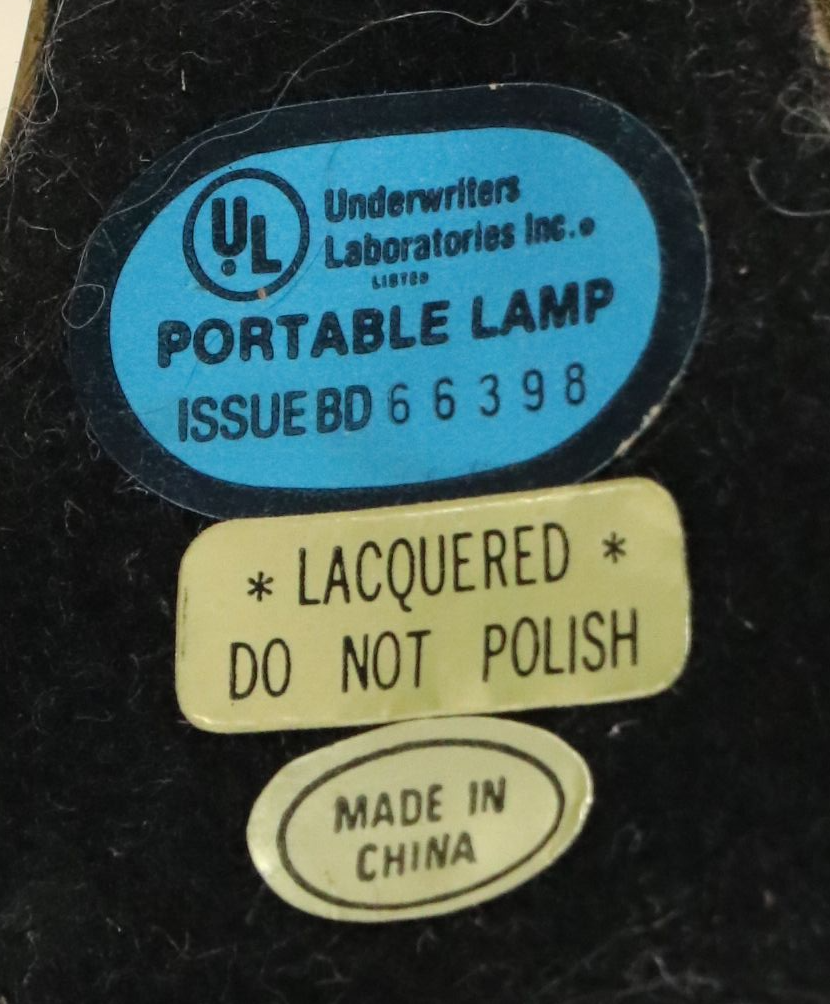 Neoclassical Style Lacquered Brass Bouillotte Table Lamps with Black Paper Shade